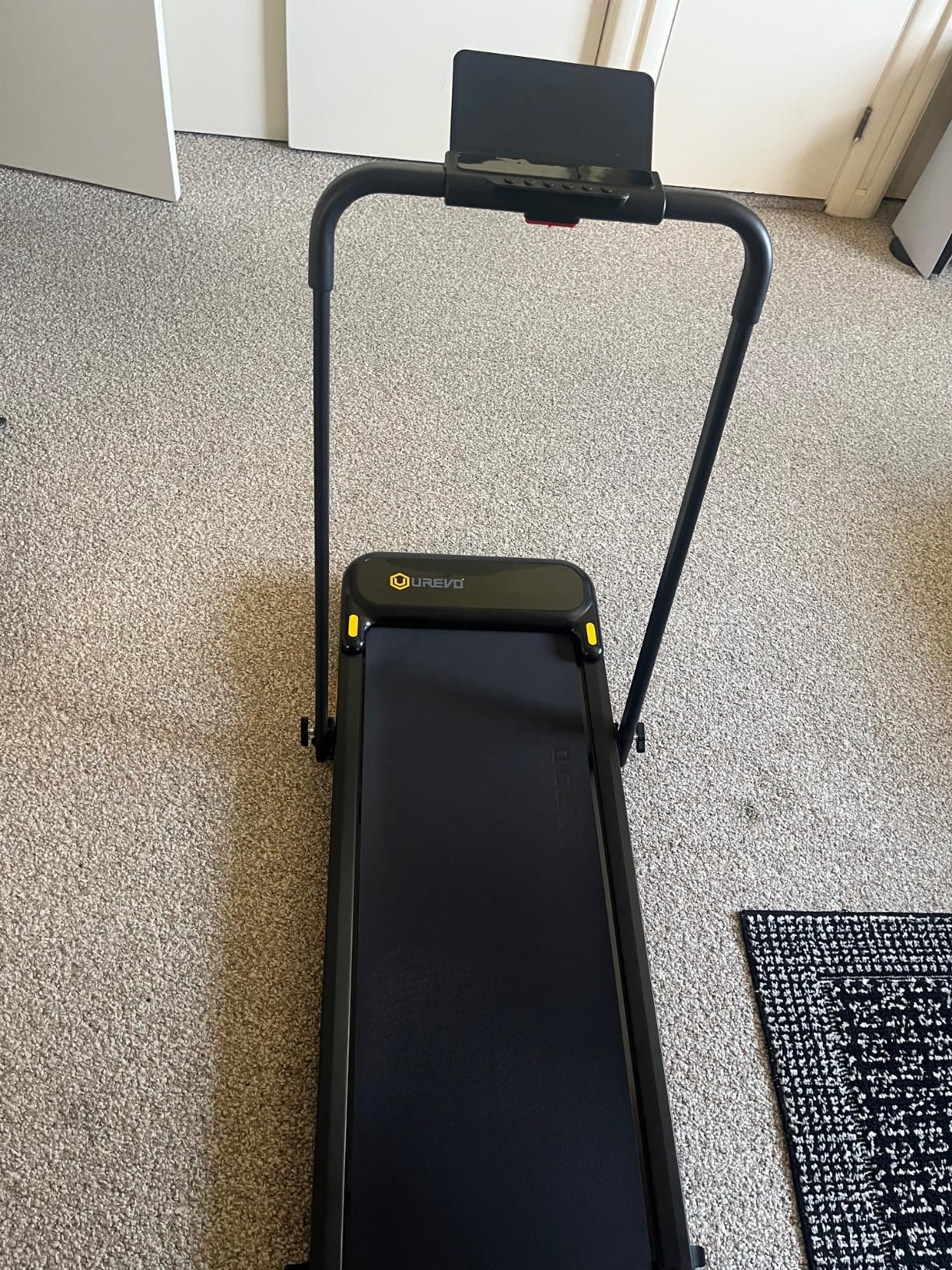 UREVO Strol 2E Smart 2-in-1 Folding Treadmill, Compact Walking Pad with Safety Handle customer photo 2