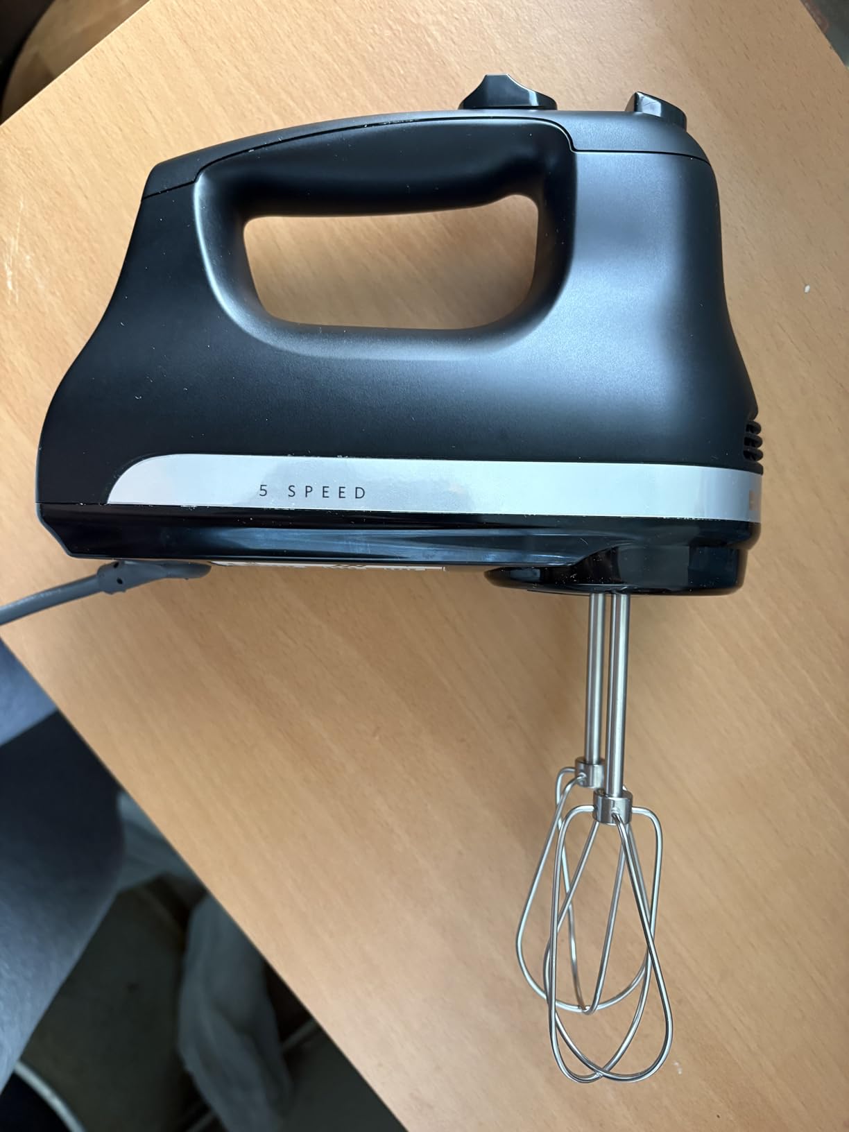 KitchenAid 5-Speed Ultra Power Hand Mixer, Plastic - KHM512, Velvet Blue customer photo 2