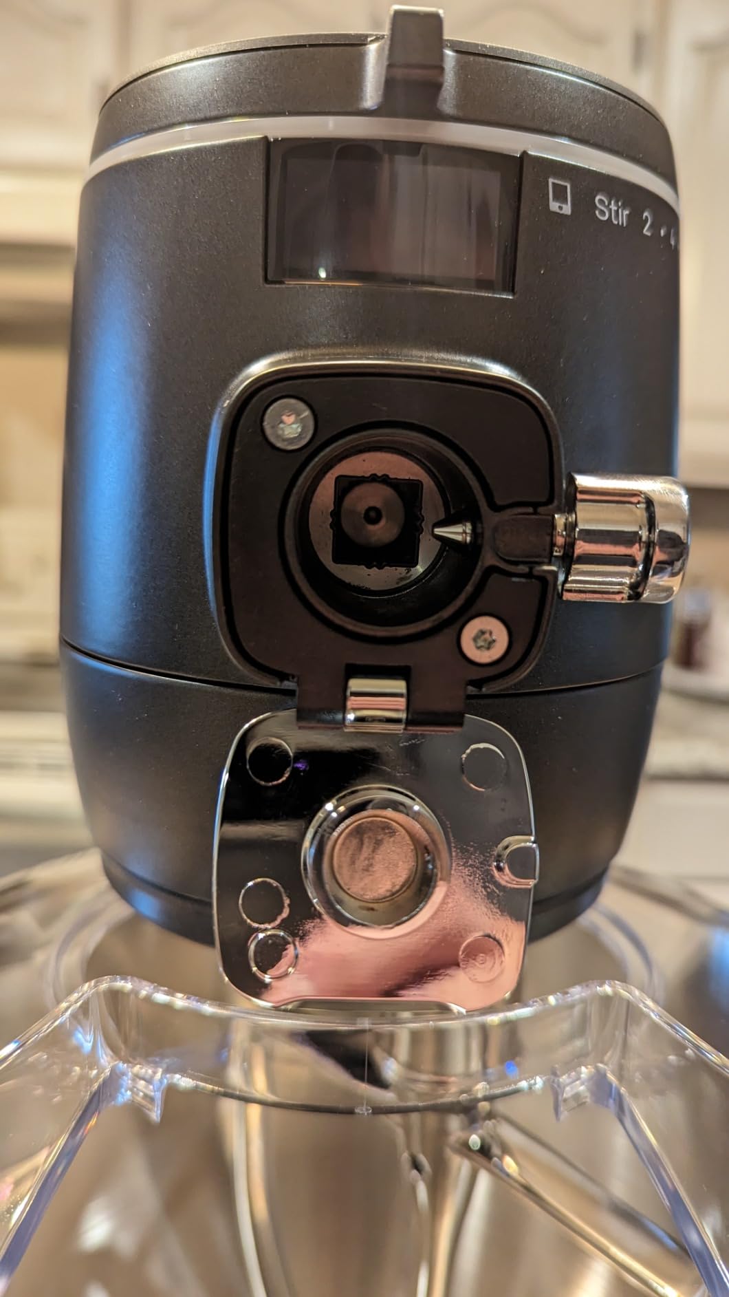 GE Profile Smart Stand Mixer w/Built-In Smart Scale & Auto Sense Technology, 7qt Stainless Steel Bowl, 11 Speed, Dough Hook, Beater, 11-wire whip, works w/Amazon Alexa & Google Home, Mineral Silver customer photo 1