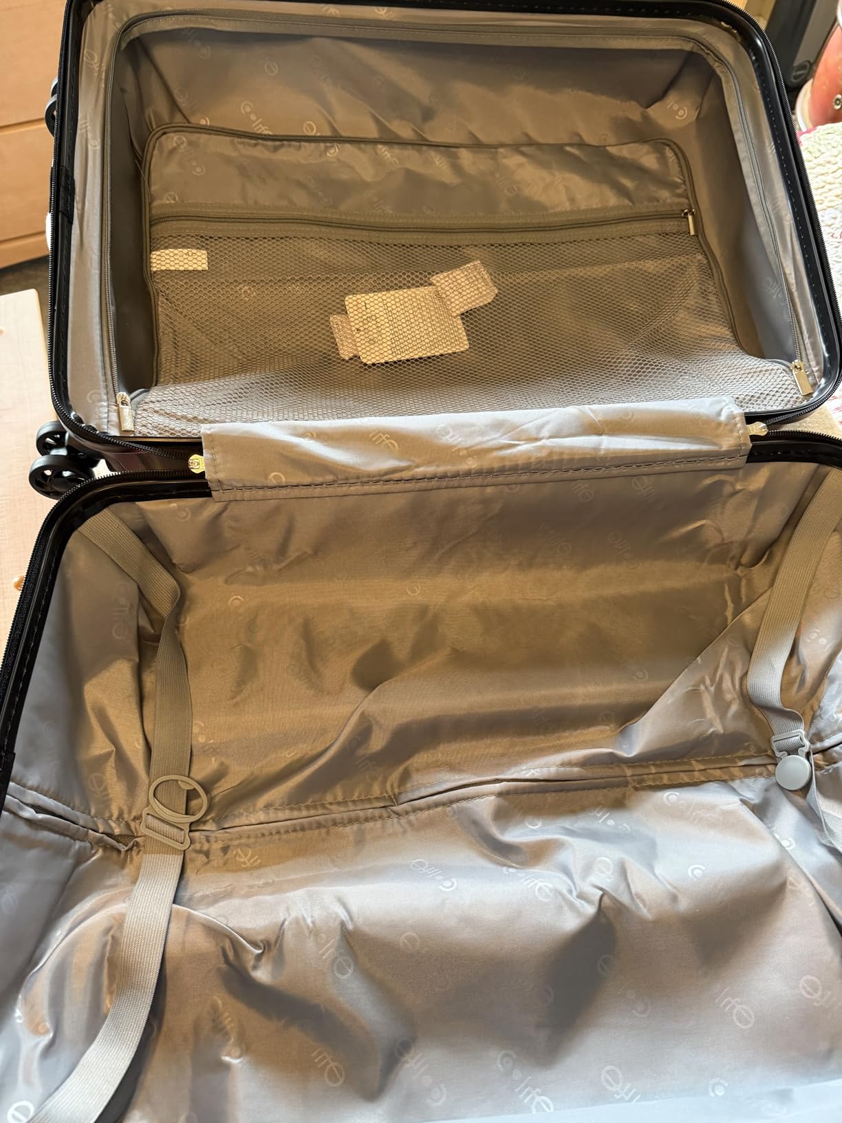 Coolife Expandable Large Checked Luggage with Spinner Wheels, Hard Shell Suitcase TSA Lock Rolling Travel Luggage 28-inch, Teal Blue customer photo 2