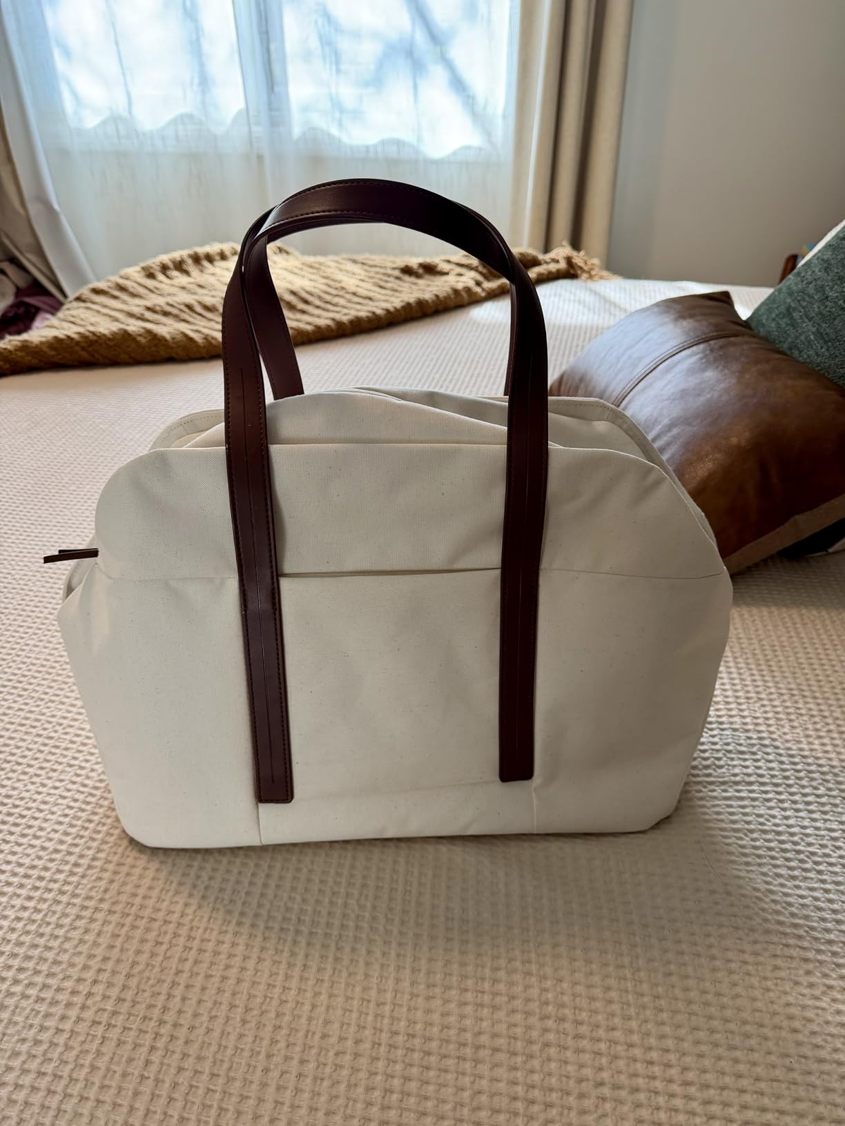 Virtuosa Weekender Duffel Overnight Bag with Laptop Computer Sleeve customer photo 1