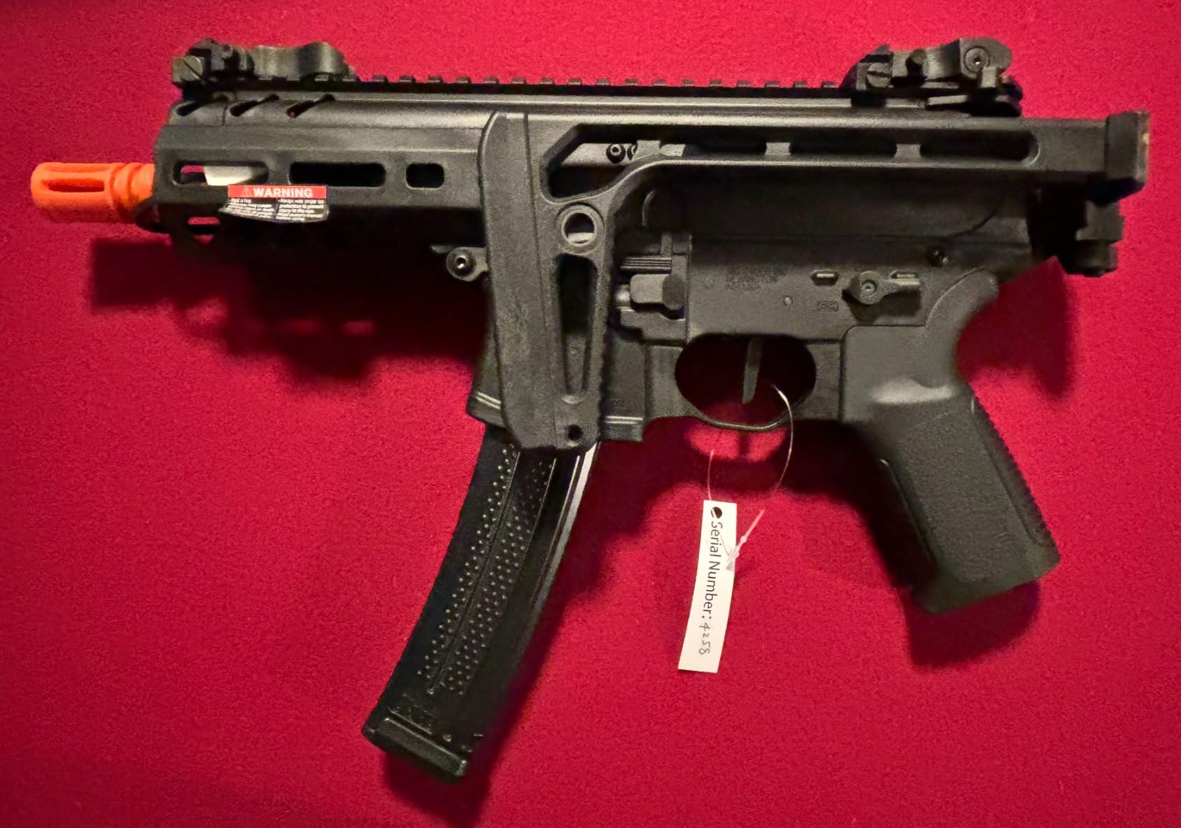 Sig Sauer MPX-K SPORTLINE AEG ProForce 6mm Airsoft Rifle, Semi/Full Auto, 100 rd Magazine customer photo 2
