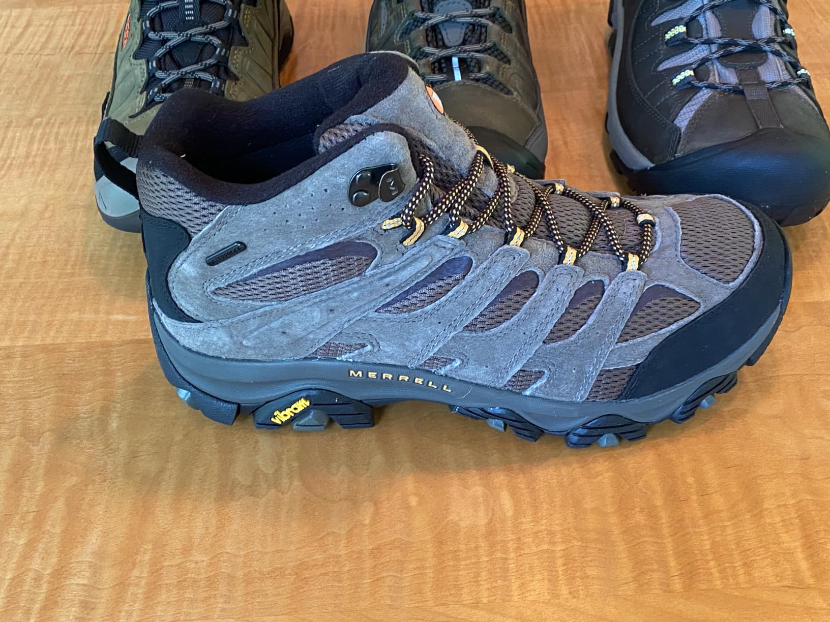 Men's Targhee 4 Mid Height Waterproof Hiking Boots customer photo 1