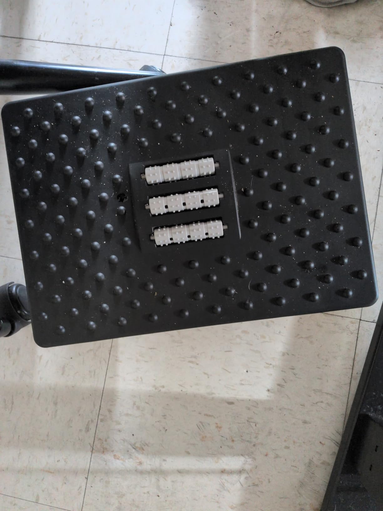 CasaZenith Foot Rest for Under Desk at Work - Ergonomic Foot Stools for Under Office Desk - Rocking Footrest with Roller Massager - Leg Rest for Chair, Computer Gaming -13