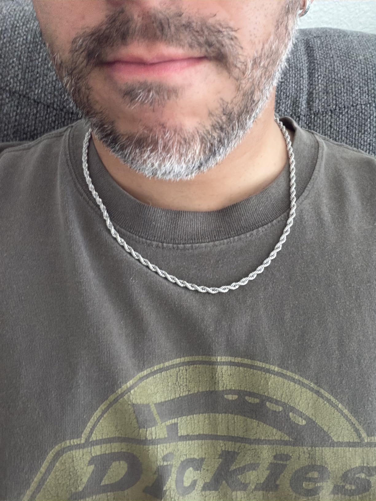 Rope Chain - Gold-Plated Rope Chain with Exclusive Storage Travel Pouch - Snatch-Proof Clasp, Sweat-Proof and Fade-Resistant - Lifetime Quality, Designed in Miami customer photo 2