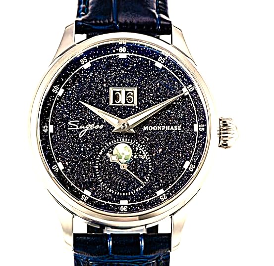 MoonPhase Master 41mm SU2528STRA V3 BlueGold Stone Dial ST2528 Automatic Mechanical Mens Wrist Watch Seagull 1963 customer photo 1