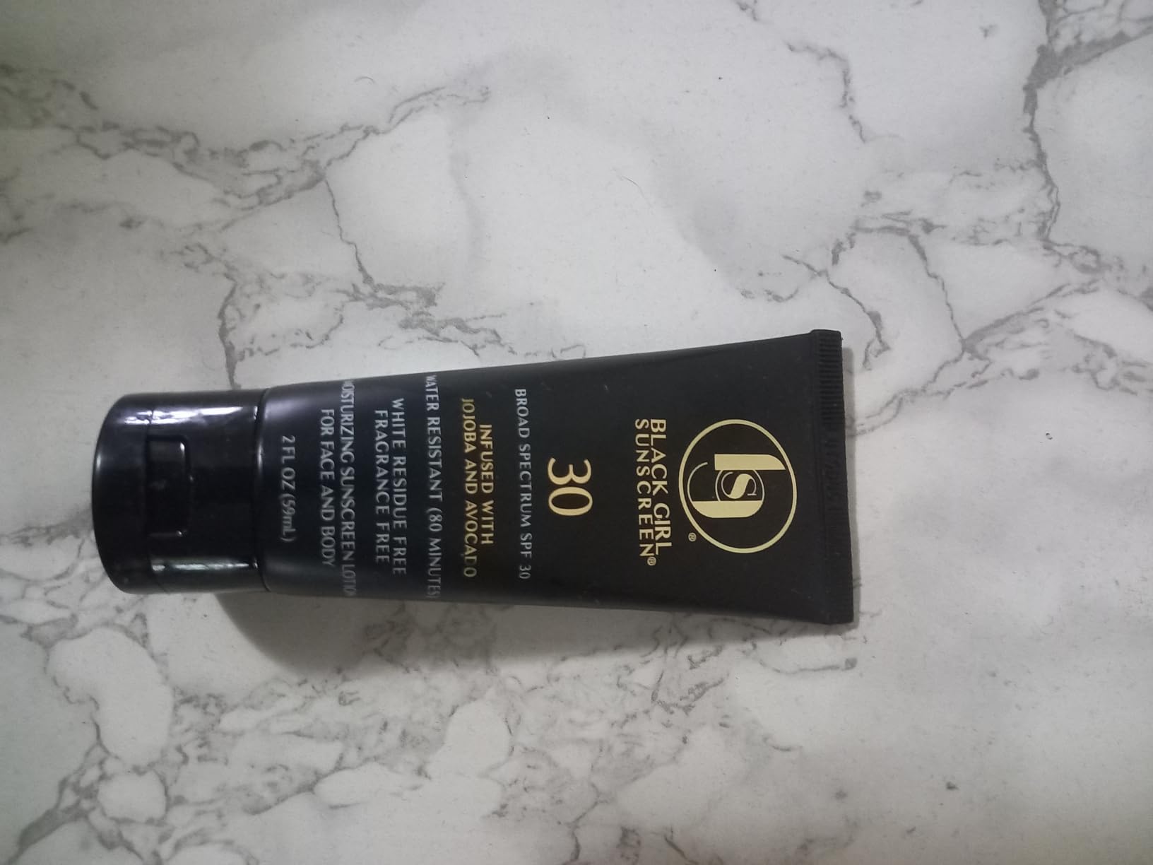 Black Girl Sunscreen SPF 30 for the Face & Body - Moisturizing Sun Protection, SPF 30, Sun Lotion for Women, Ultra Sheer, Travel Size, No White Cast for Melanin Rich Skin - 2 fl oz customer photo 1