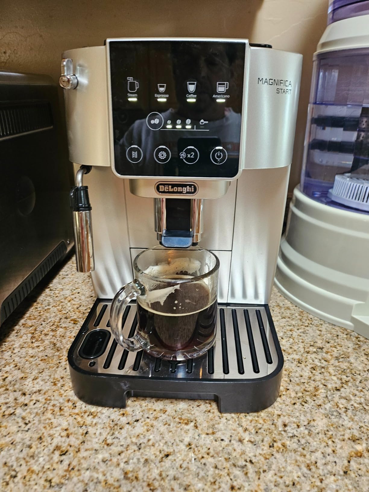 De'Longhi Magnifica Start Automatic Espresso Machine with Manual Milk Frother & Built in Grinder customer photo 1