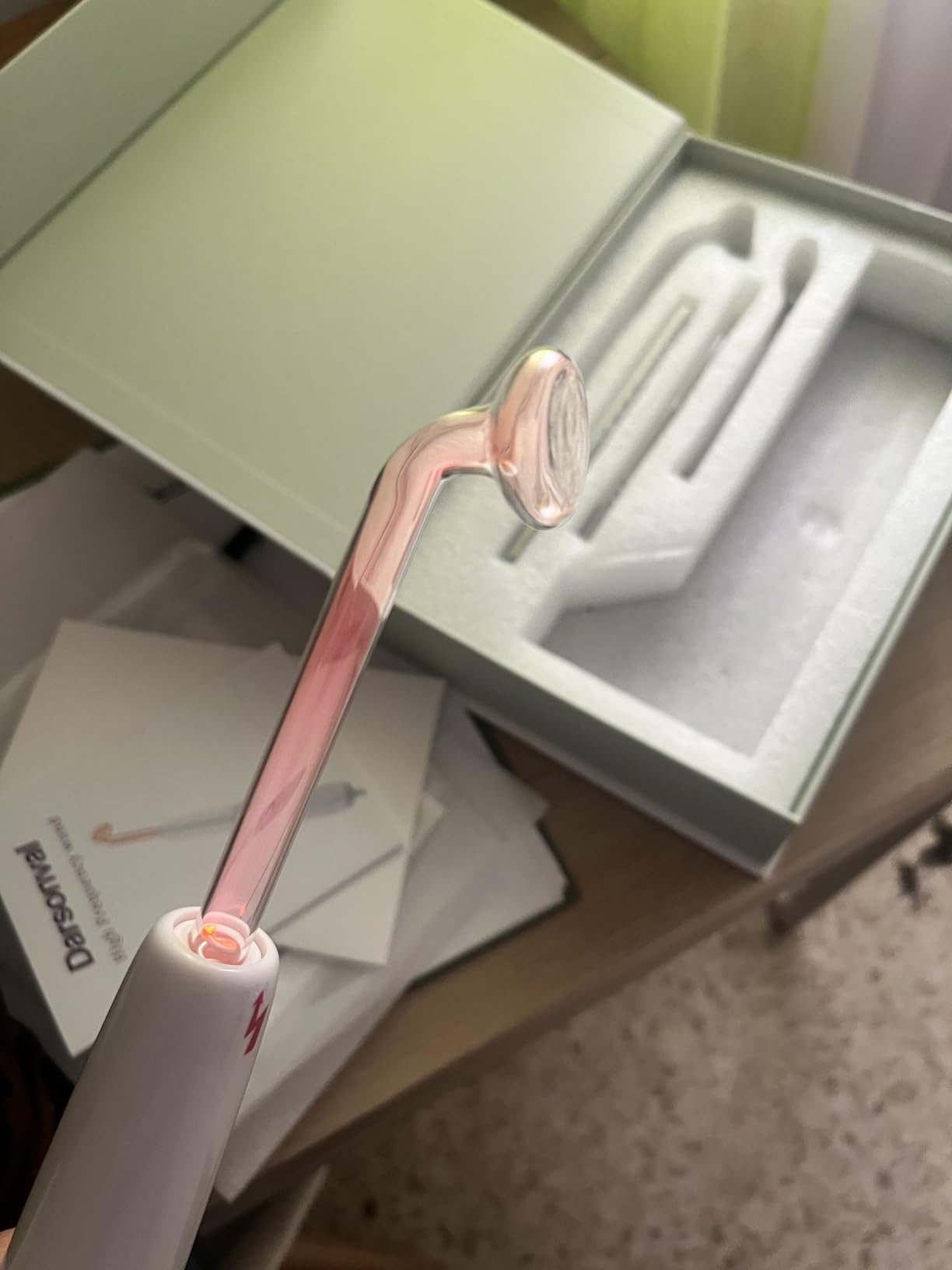 High Frequency Facial Device DARSONVAL High Frequency Facial Wand Micro-Care Skin Care customer photo 1