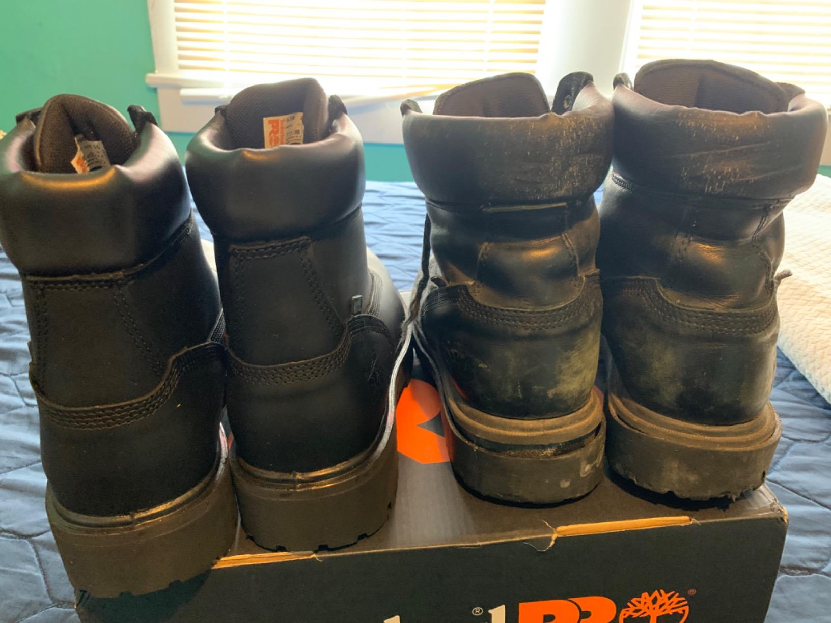 Timberland PRO Men's Direct Attach 6 Inch Steel Safety Toe Insulated Waterproof Industrial Work Boot customer photo 2