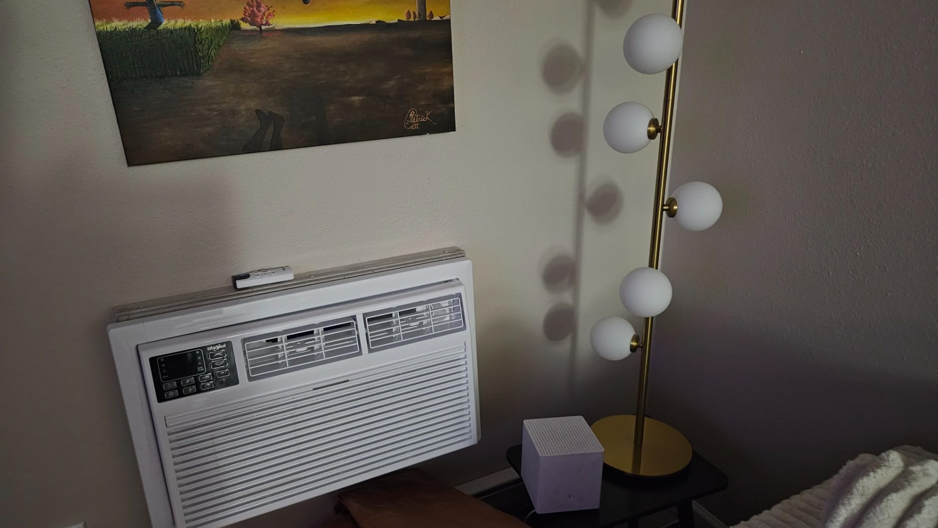 Whirlpool 12,000 BTU Through the Wall Air Conditioner, 115V, Cools up to 550 Sq. Ft for Living Room, Bedroom, Kitchen, Apartment, with Dehumidifier, Remote Control, Digital Display, 24H Timer, White customer photo 1