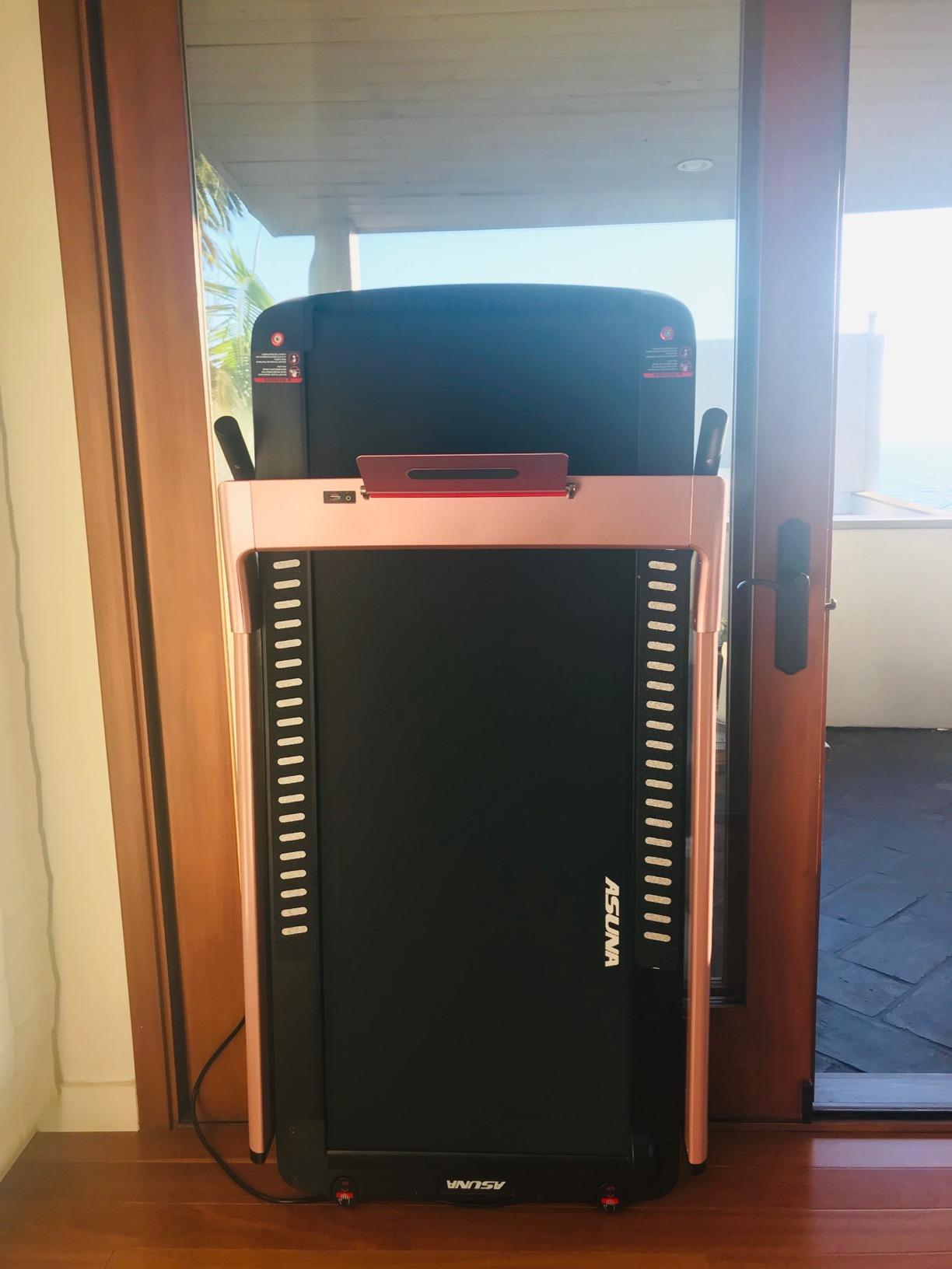 Sunny Health & Fitness Premium Folding Incline Treadmill with Pulse Sensors customer photo 1