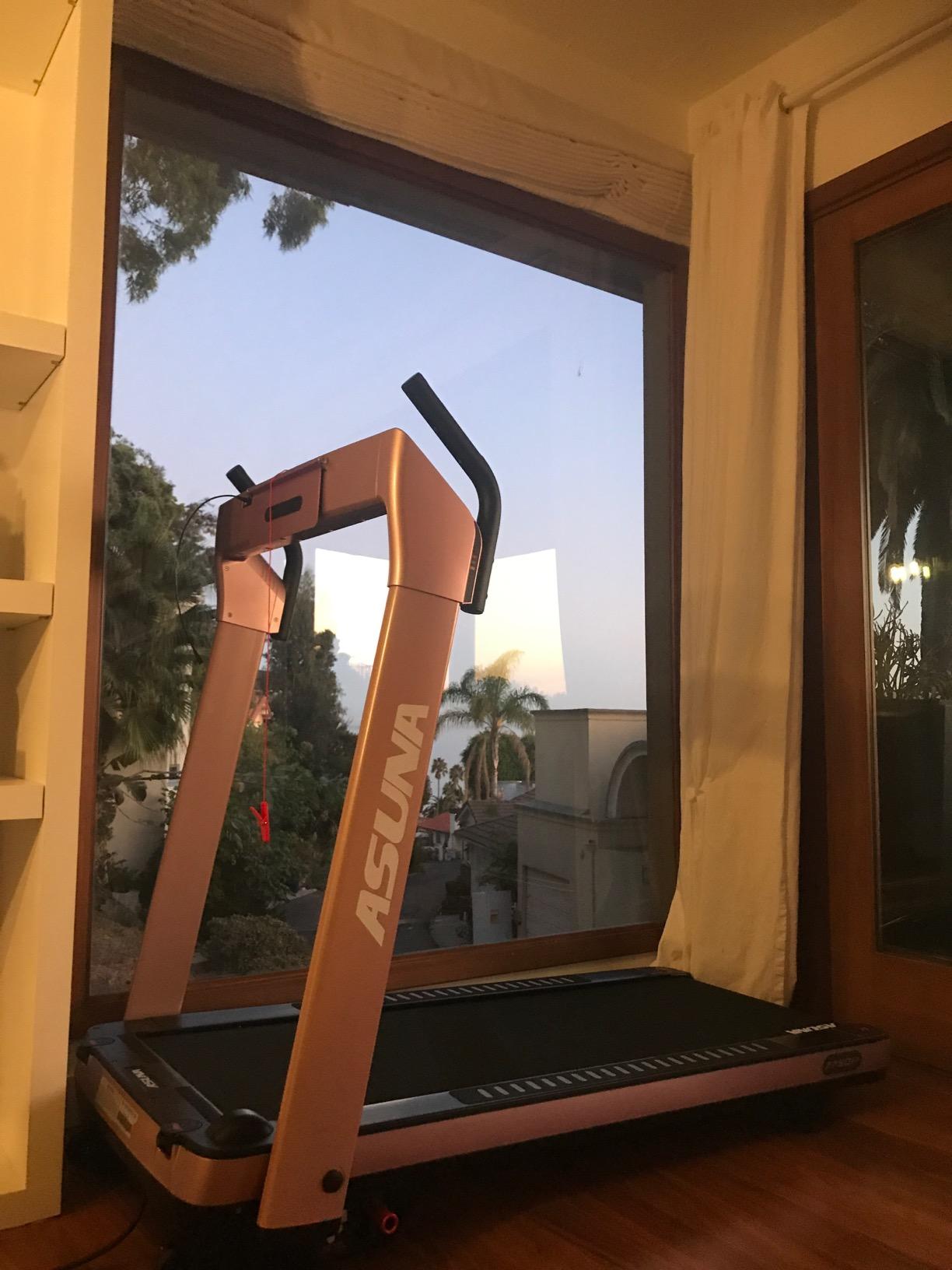 Sunny Health & Fitness Premium Folding Incline Treadmill with Pulse Sensors customer photo 2