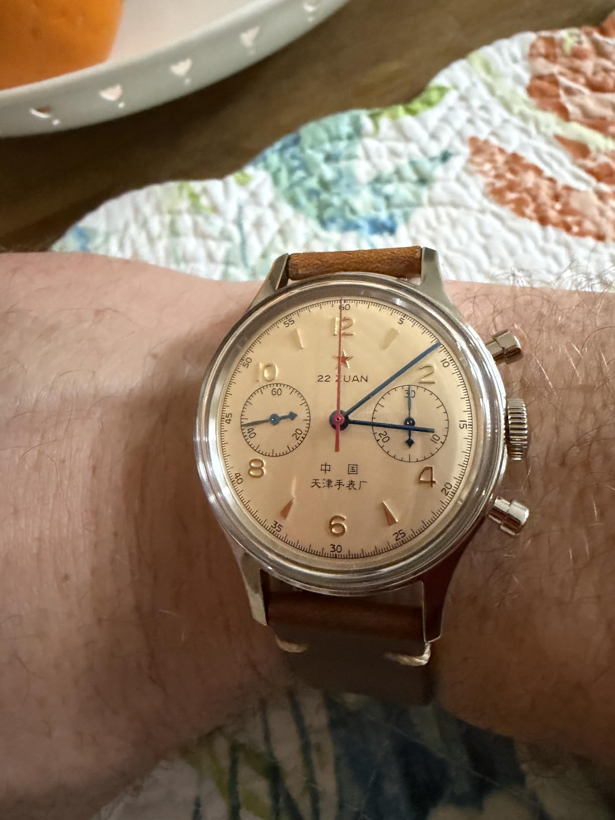 Seagull Men's Mechanical Wristwatch 1963 Aviation Chronograph Pilot Mechanical Watch, Manual Winding, GD 1963 International Edition, ST1901 customer photo 1