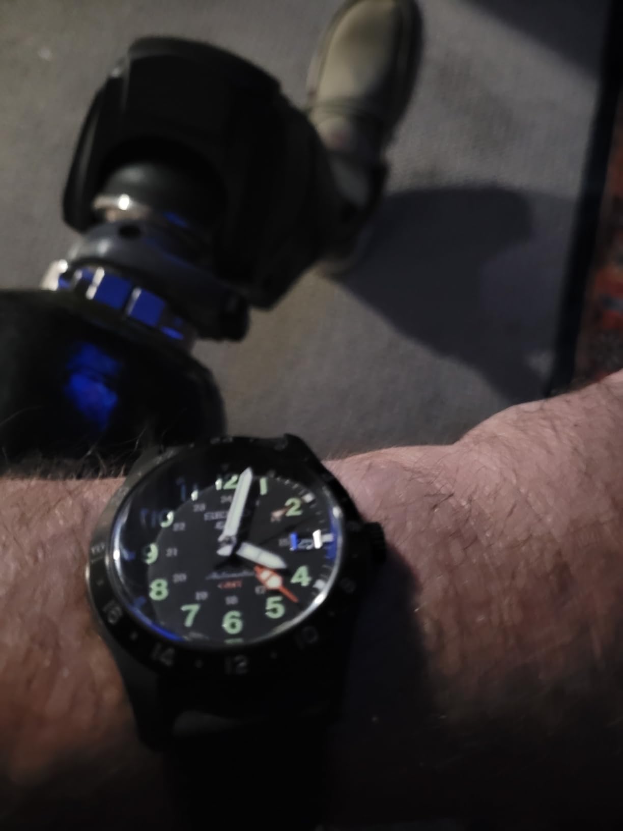 Seiko Men's SSK025 5 Sports Field GMT Watch customer photo 1