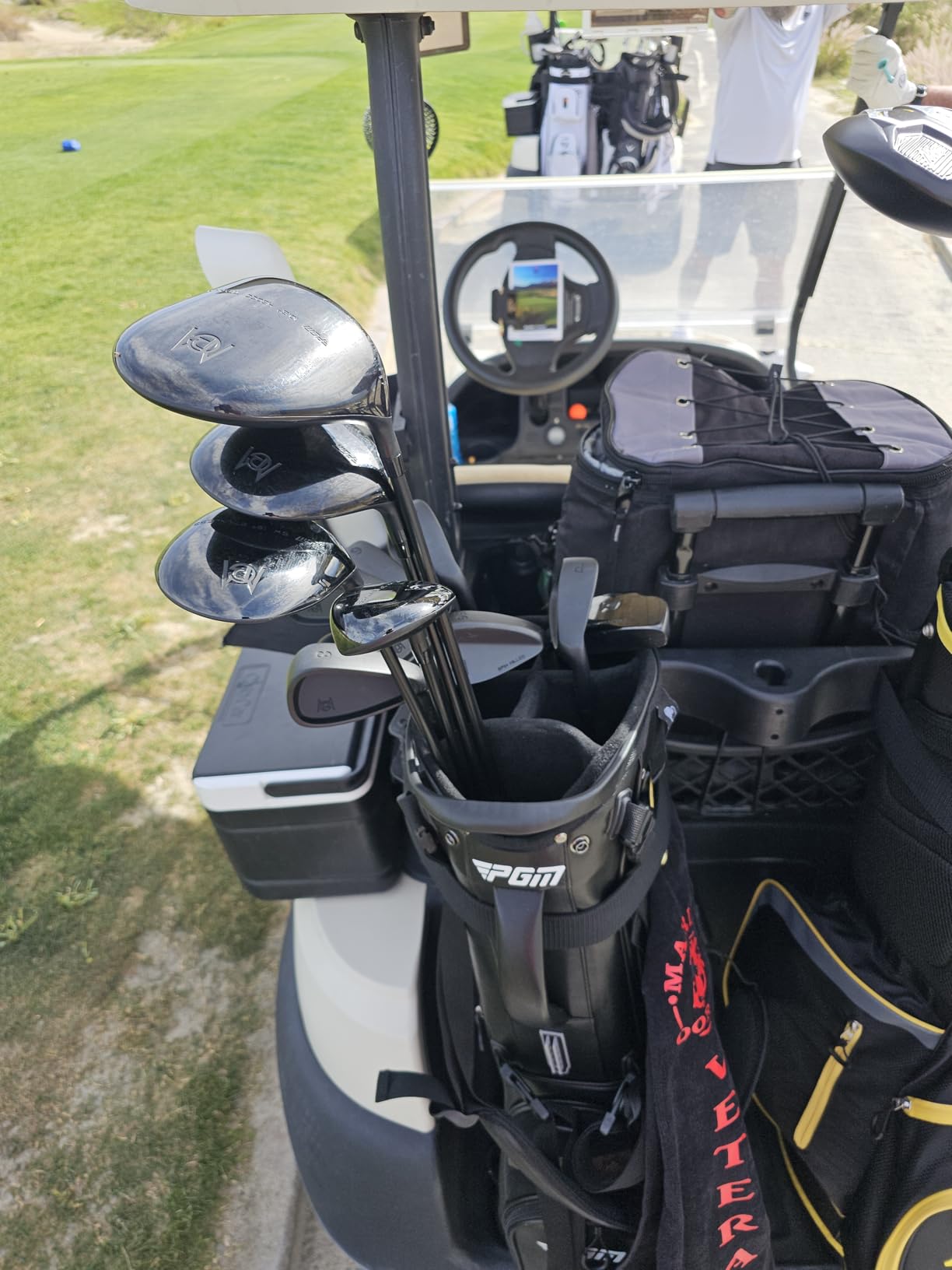 PGM 19 Piece Men's Complete Golf Club Sets - Ultra-Thin Face Titanium Driver, High COR Fairway Woods, Forged Irons, Precision CNC Milled Putter, with Stand Bag customer photo 2