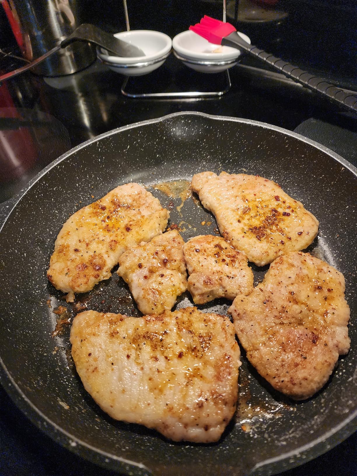 Kordisen Nonstick Frying Pan Set with Lids, 3 Piece Skillet Set, Healthy Induction Cooking Pan, Stay-Cool Handle, Compatible with All Stovetops, PFOA Free (8, 9.5, 11 Inch) customer photo 1