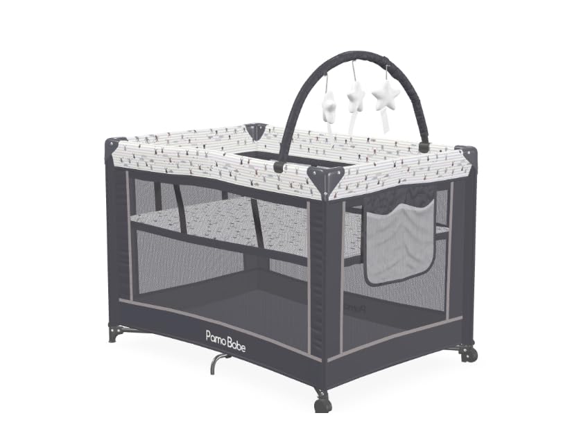 Pamo Babe Portable Playpen, Foldable Playard Portable Crib for Baby and Toddlers customer photo 1