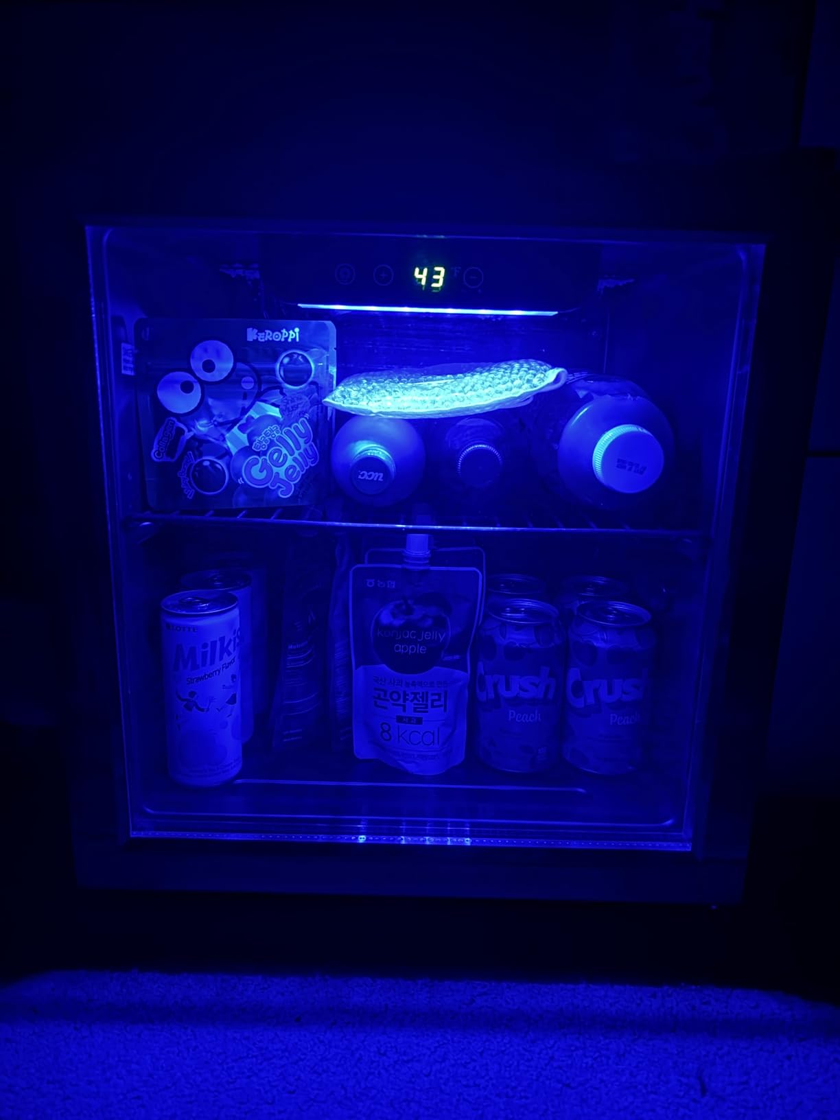 Antarctic Star 18L Beverage Refrigerator Cooler 24Can, Mini Fridge with Quiet Compressor, LED Light, Freestanding Small Fridge with Electronic Temperature Control for Home and Bar customer photo 1