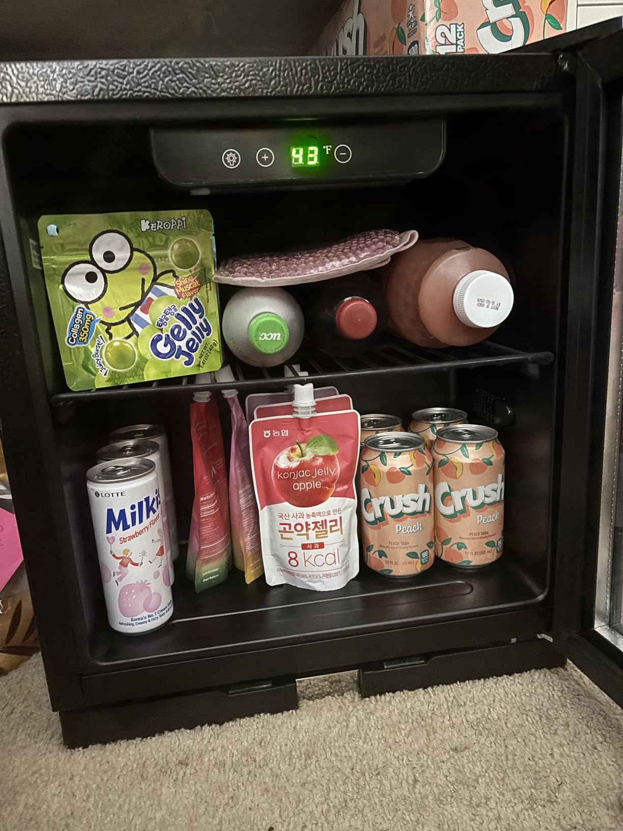 Antarctic Star 18L Beverage Refrigerator Cooler 24Can, Mini Fridge with Quiet Compressor, LED Light, Freestanding Small Fridge with Electronic Temperature Control for Home and Bar customer photo 2