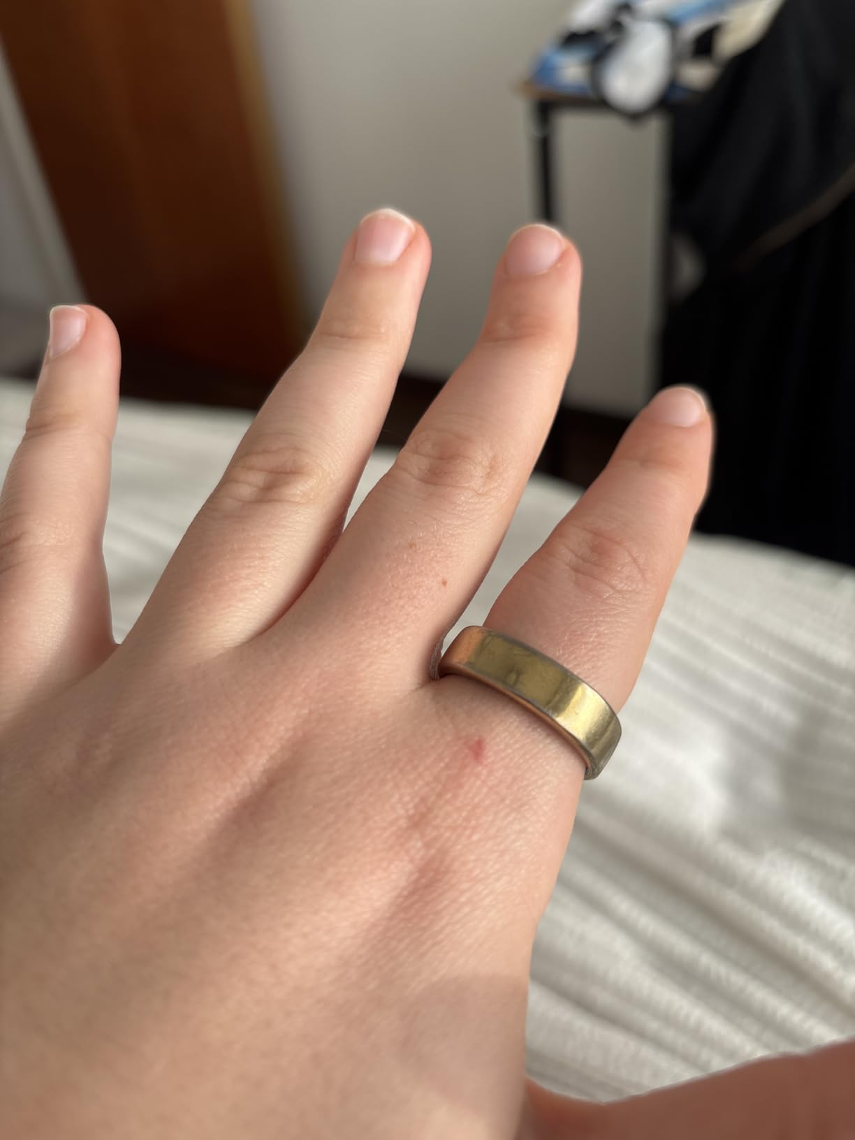 RingConn Gen 2, World's First Smart Ring with Sleep Apnea Monitoring, No APP Subscription, 12-Day Battery Life, Stress/Heart Rate/Women's Health Tracker, Android & iOS Compatible (Silver, Size 8) customer photo 1