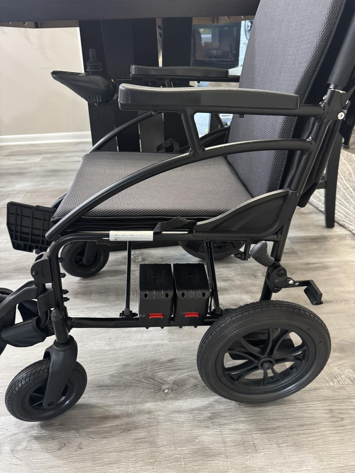 SLF30 Electric Wheelchair, Foldable with 19 Inch Seat and Supports Up to 300 lbs, Airline Approved customer photo 1