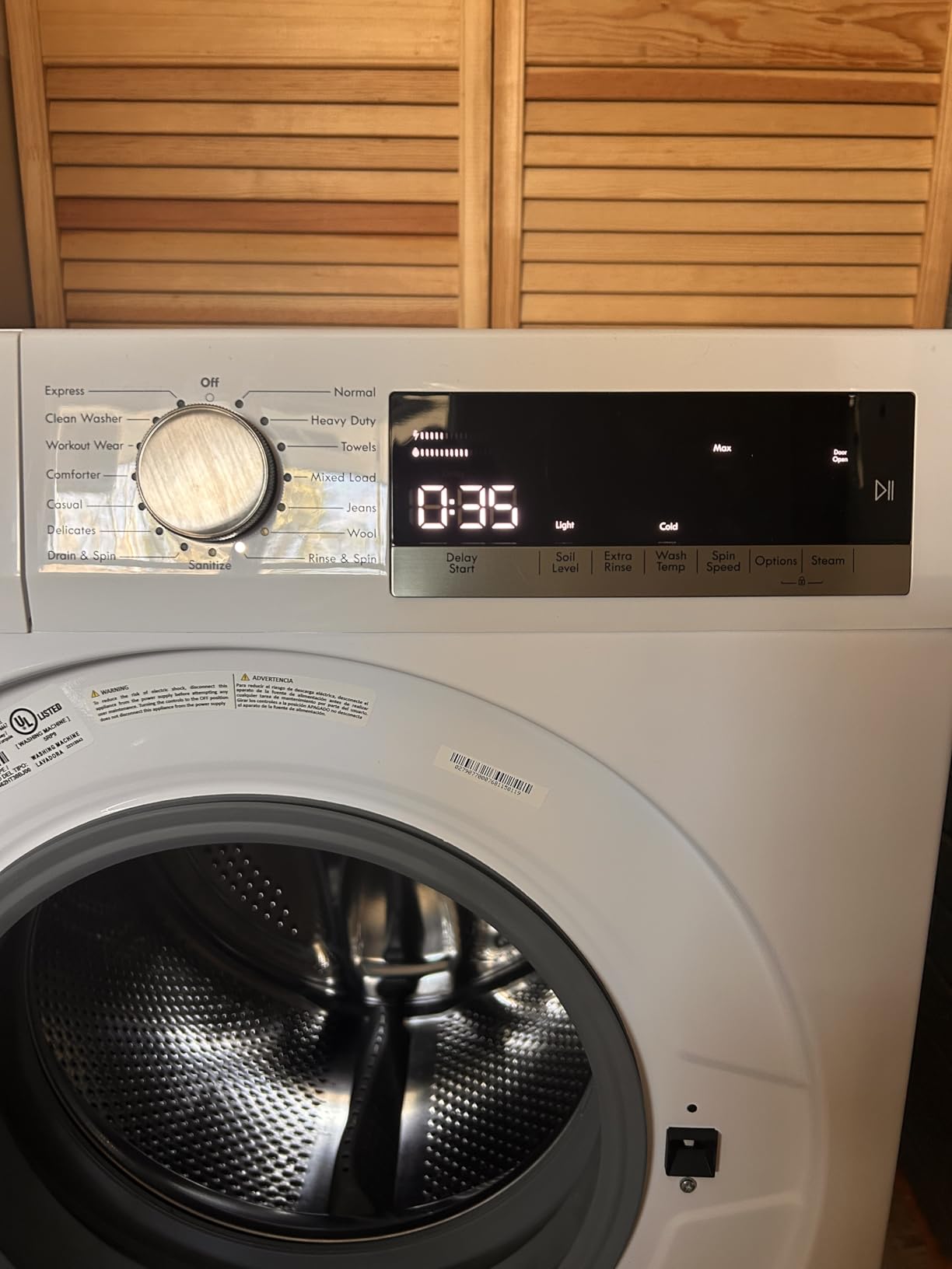 Kenmore 2.2 cu. ft. Compact Front Load Washer with Wrinkle Relaxing Steam Treatment - Reduce Laundry Time with Accela & Express Wash - LED - ENERGY STAR Certified - White customer photo 2