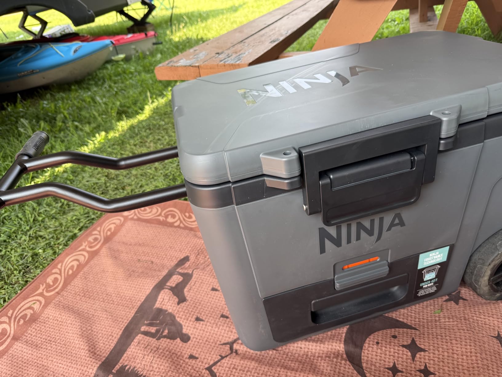 Ninja FrostVault 65QT Insulated Cooler with Temp Dry Storage Drawer, Lakeshore Blue customer photo 2