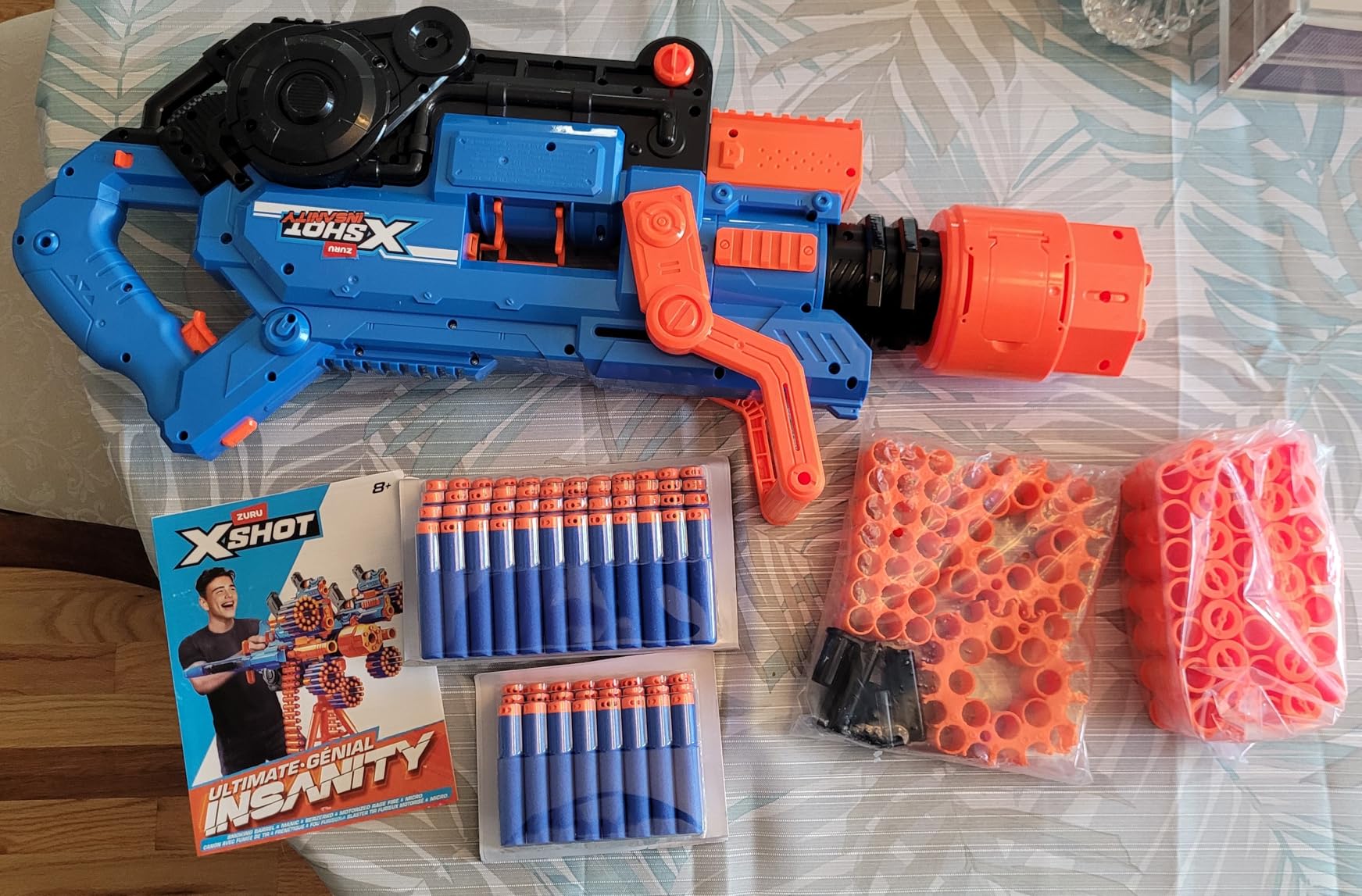 Nerf Insanity Smoking Barrel Blaster with 72 Air Pocket Technology Darts by ZURU customer photo 2