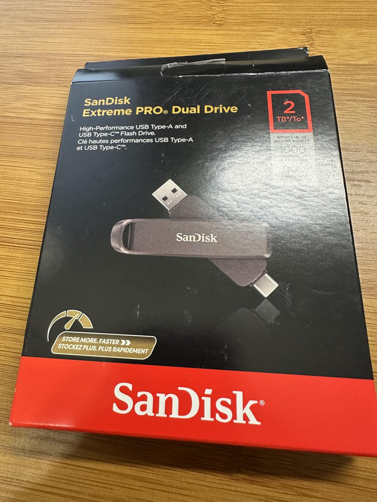 SANDISK 512GB Extreme PRO Dual Drive - Up to 1,000MB/s, USB Type-C and USB Type-A, High-Performance Flash Drive - SDDDE1-512G-G46 customer photo 2