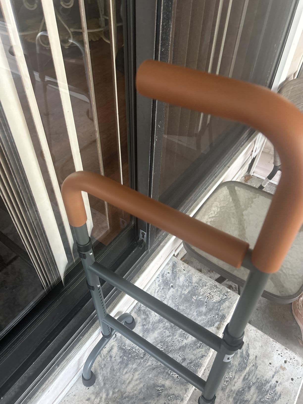 20-Level Adjustable Stair Climbing Assist Cane & Elderly Stair Lift Assist with Anti-Slip Handle & Stabilizing Feet, 300lbs Capacity for Seniors, Standard Steps - Patent Pending customer photo 1