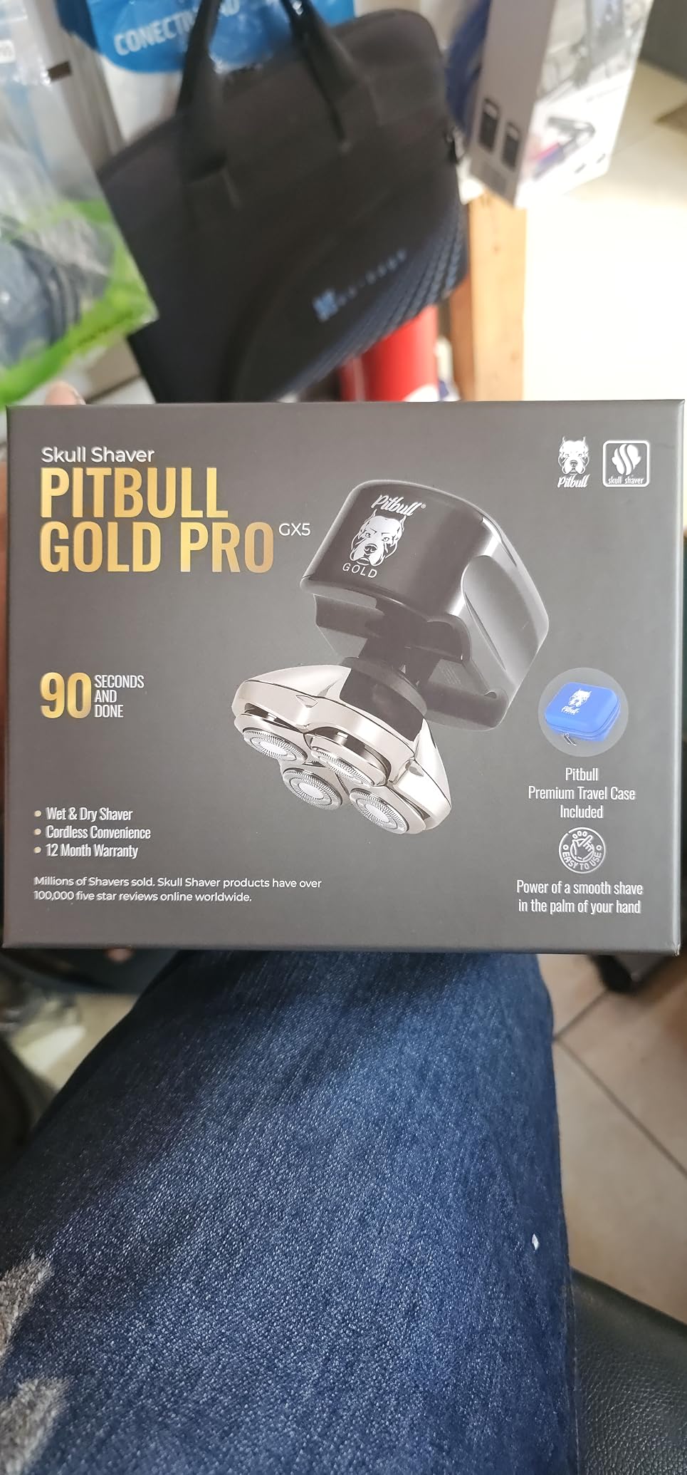 Skull Shaver - Pitbull Gold PRO GX5 Head and face Shaver customer photo 2