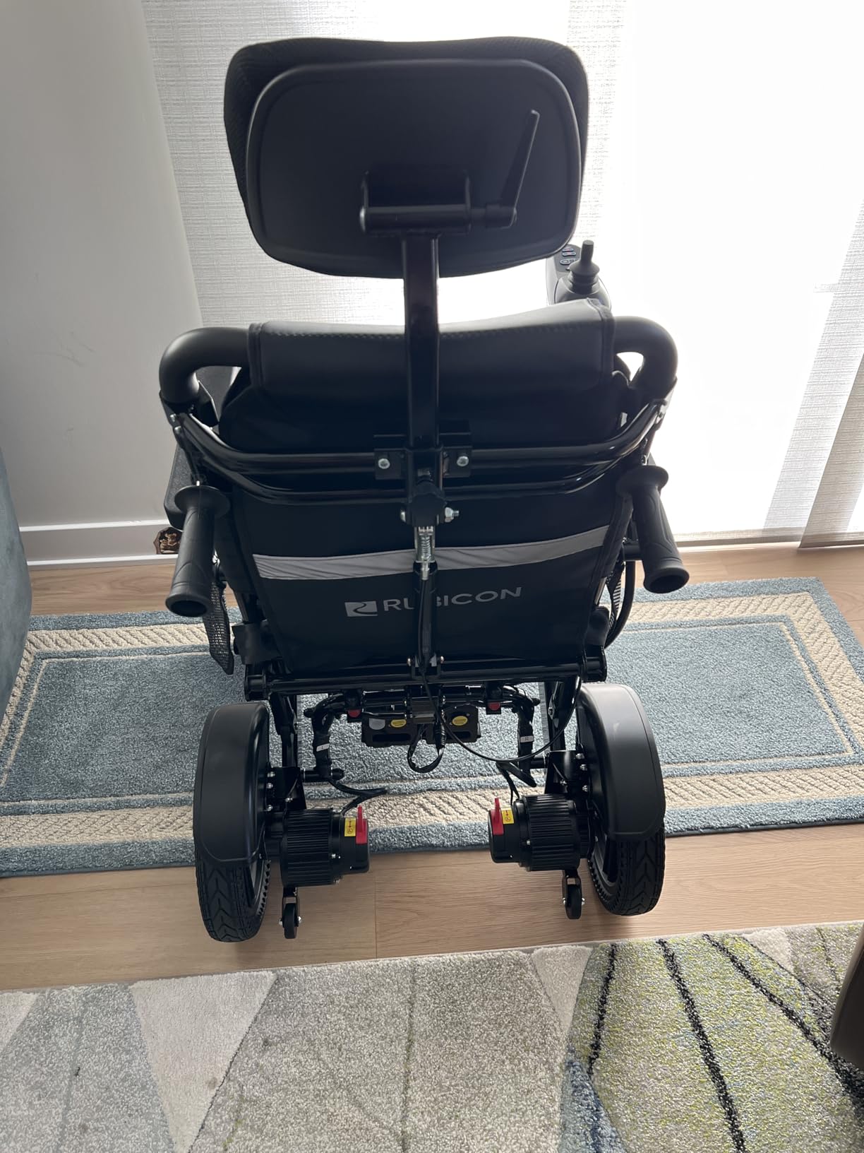 Rubicon DX11 - Reclining Foldable Electric Wheelchairs for Adults - Longest Range 25 Miles of Freedom: Airline Approved Deluxe Electric Wheelchair with Dual 12AH Lithium Batteries, 600W Motor customer photo 1