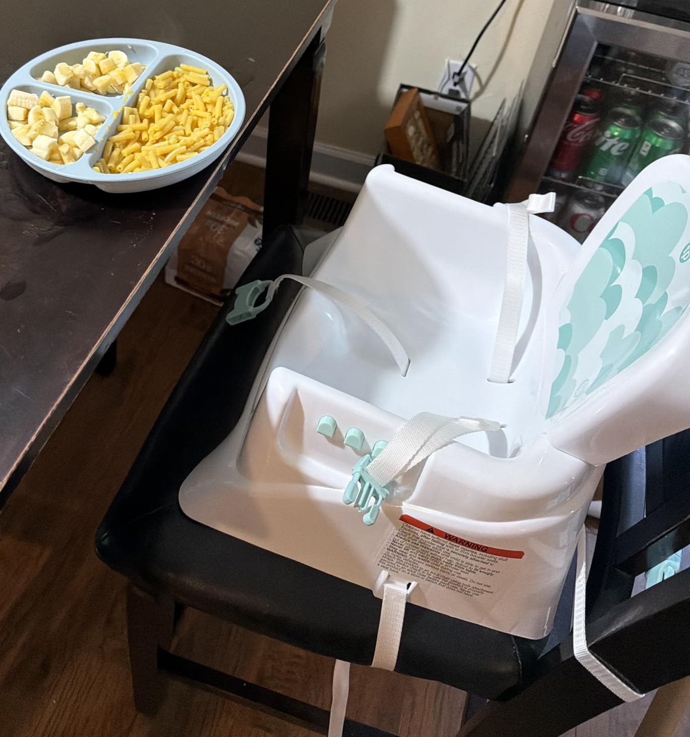 Fisher-Price Feeding Booster Seat for Toddlers, Adjustable Tray, Portable High Chair with Safety Straps, Folds for Travel, Ages 1+ customer photo 1