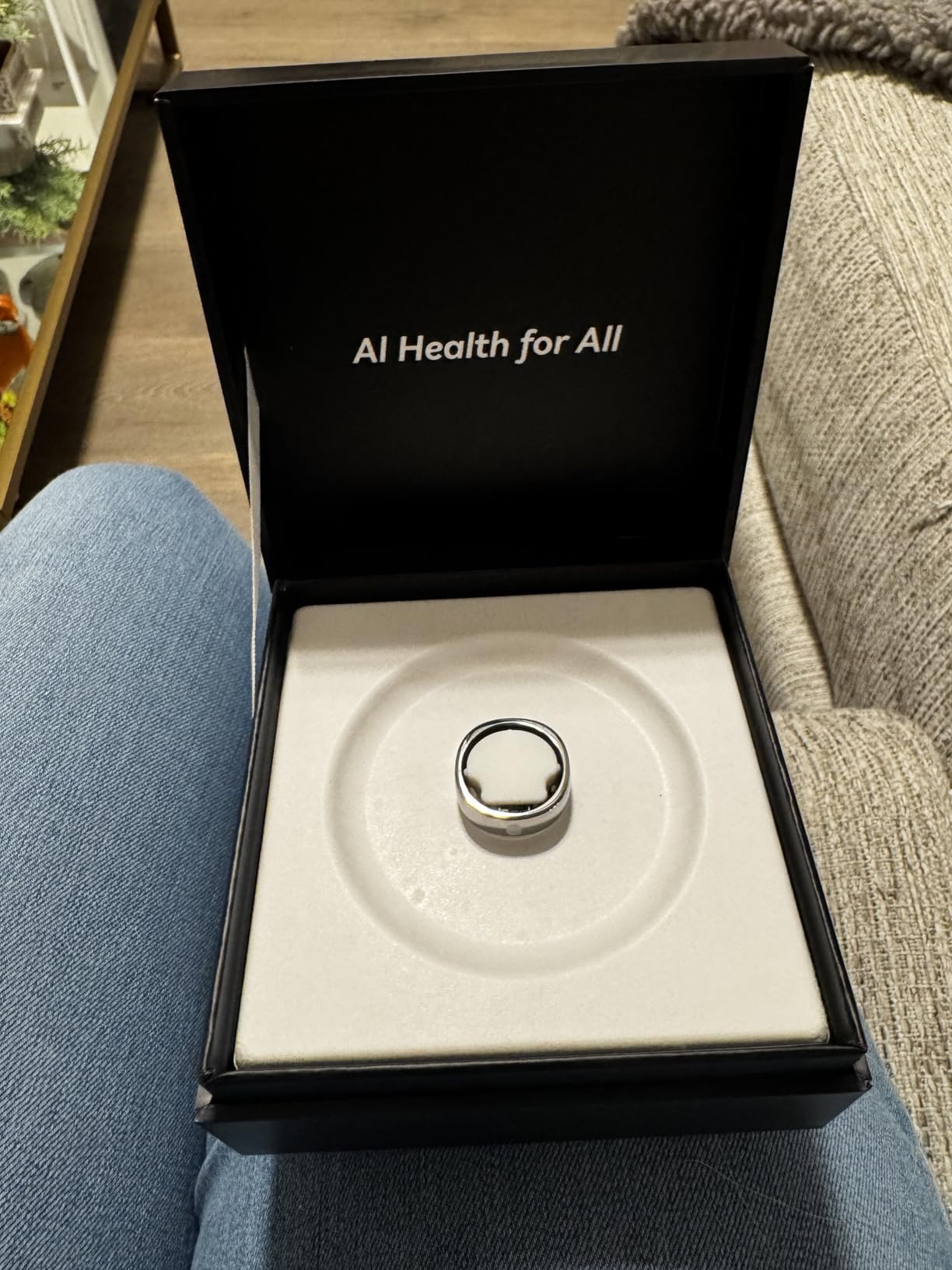 RingConn Gen 2 Air, Ultra-Thin AI Smart Ring, 10-Day Battery Life, Fitness/Sleep/Stress/HR Tracker for Women&Men, No App Fee for Standard Features, iOS & Android Compatible (Size 10, Galaxy Sliver) customer photo 2