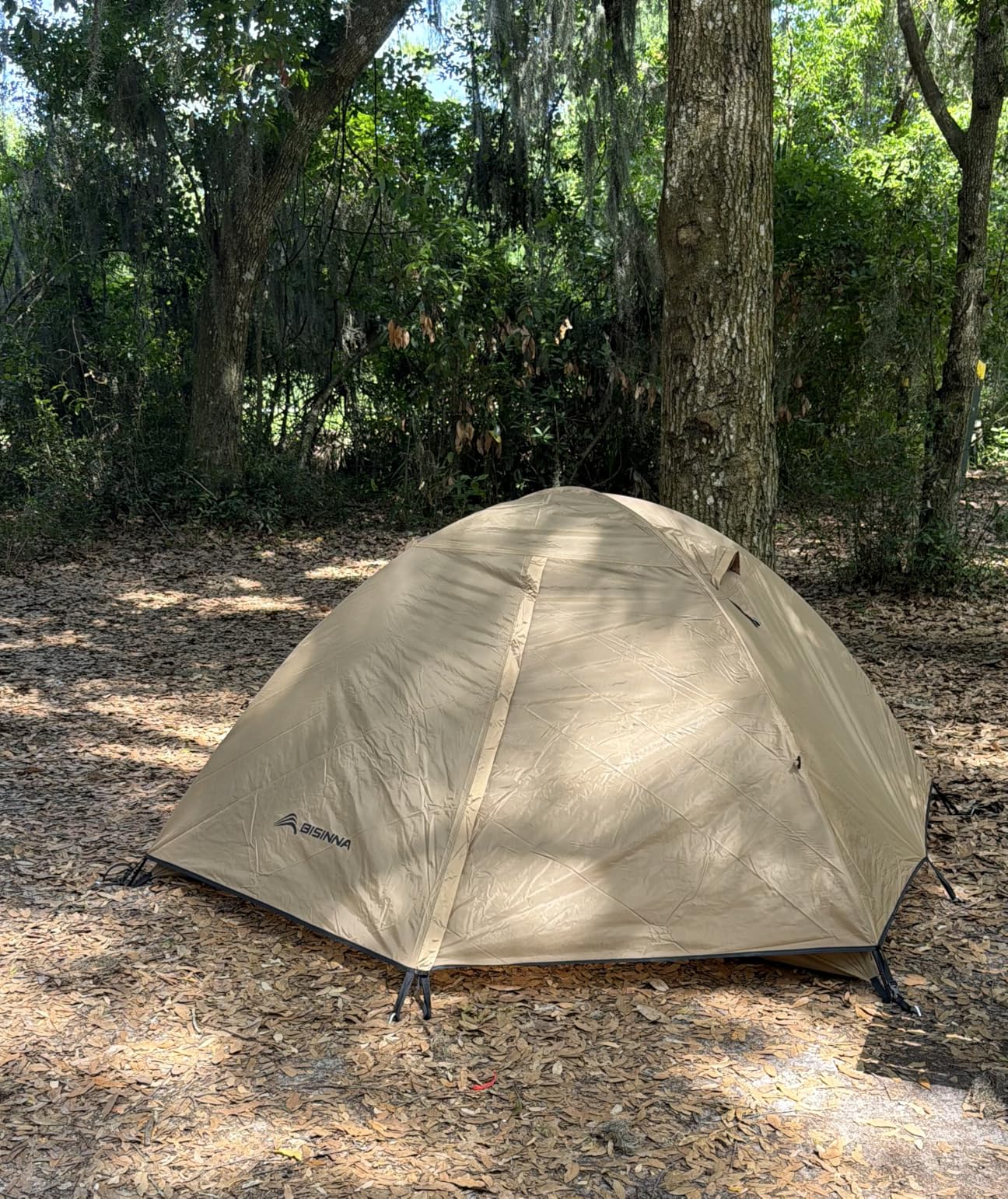 BISINNA Backpacking Tent 2 Person Lightweight Camping Tent Waterproof 3 Season with Aluminum Pole for Outdoor Mountaineering Hiking Travel customer photo 1