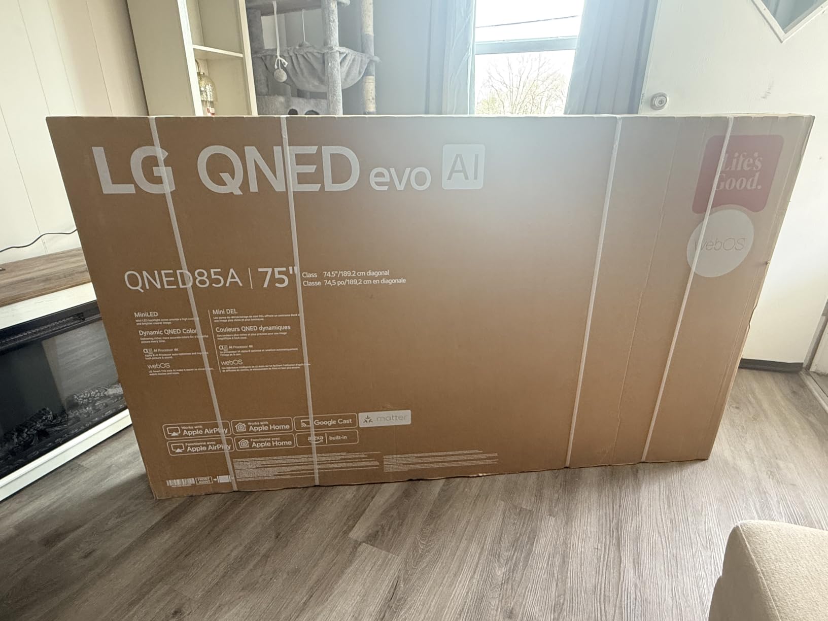 55-Inch Class QNED evo AI QNED85A Series Mini LED 4K Smart TV w/AI Picture, AI Sound, HDR10, AI Super Upscaling 4K, Filmmaker Mode, Wow Orchestra, Alexa Built-in (55QNED85AUA, 2025) customer photo 1