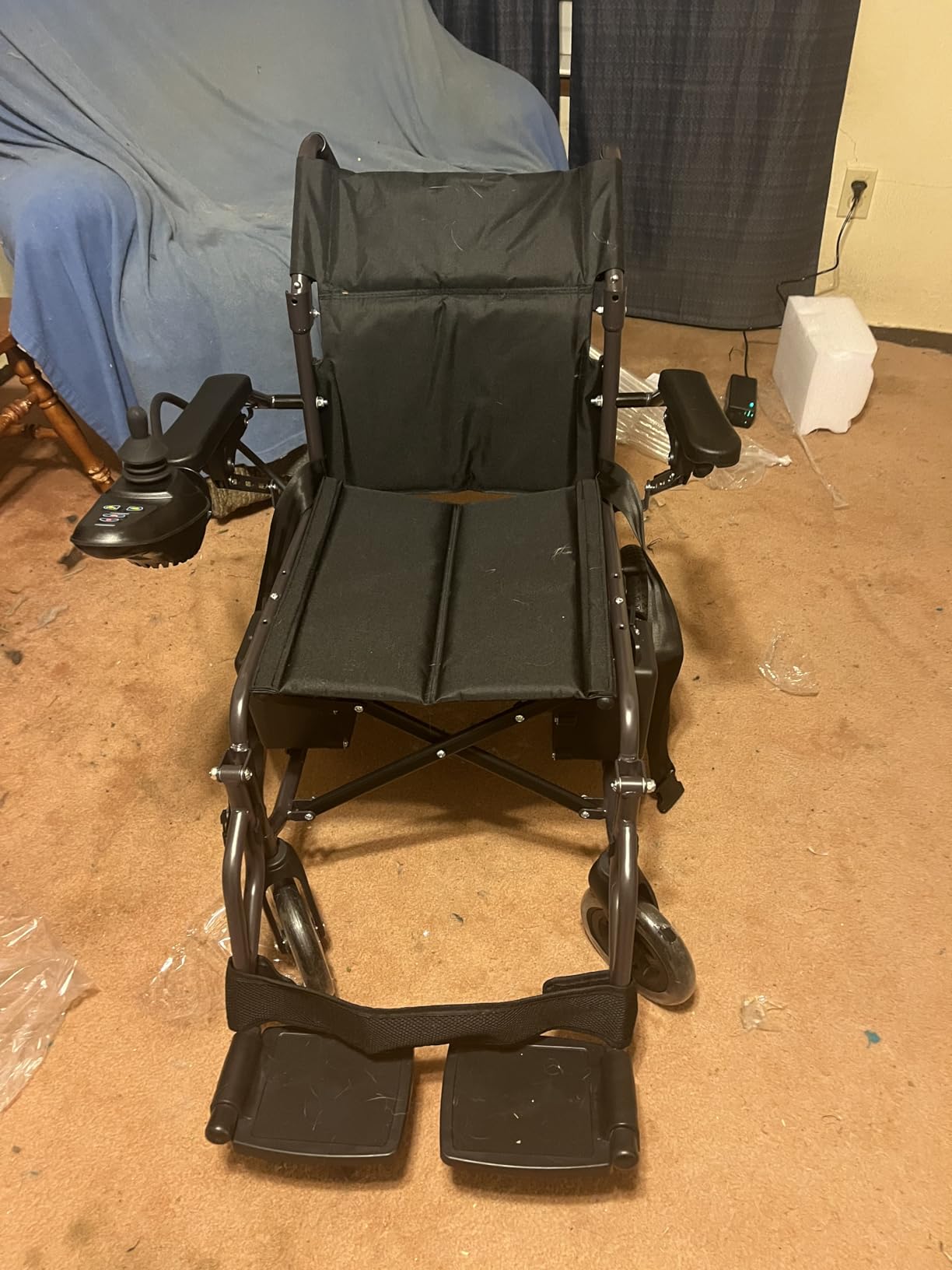 Electric Wheelchairs for Adults, Lightweight Electric Wheelchair, Foldable Travel Motorized Wheelchair customer photo 2