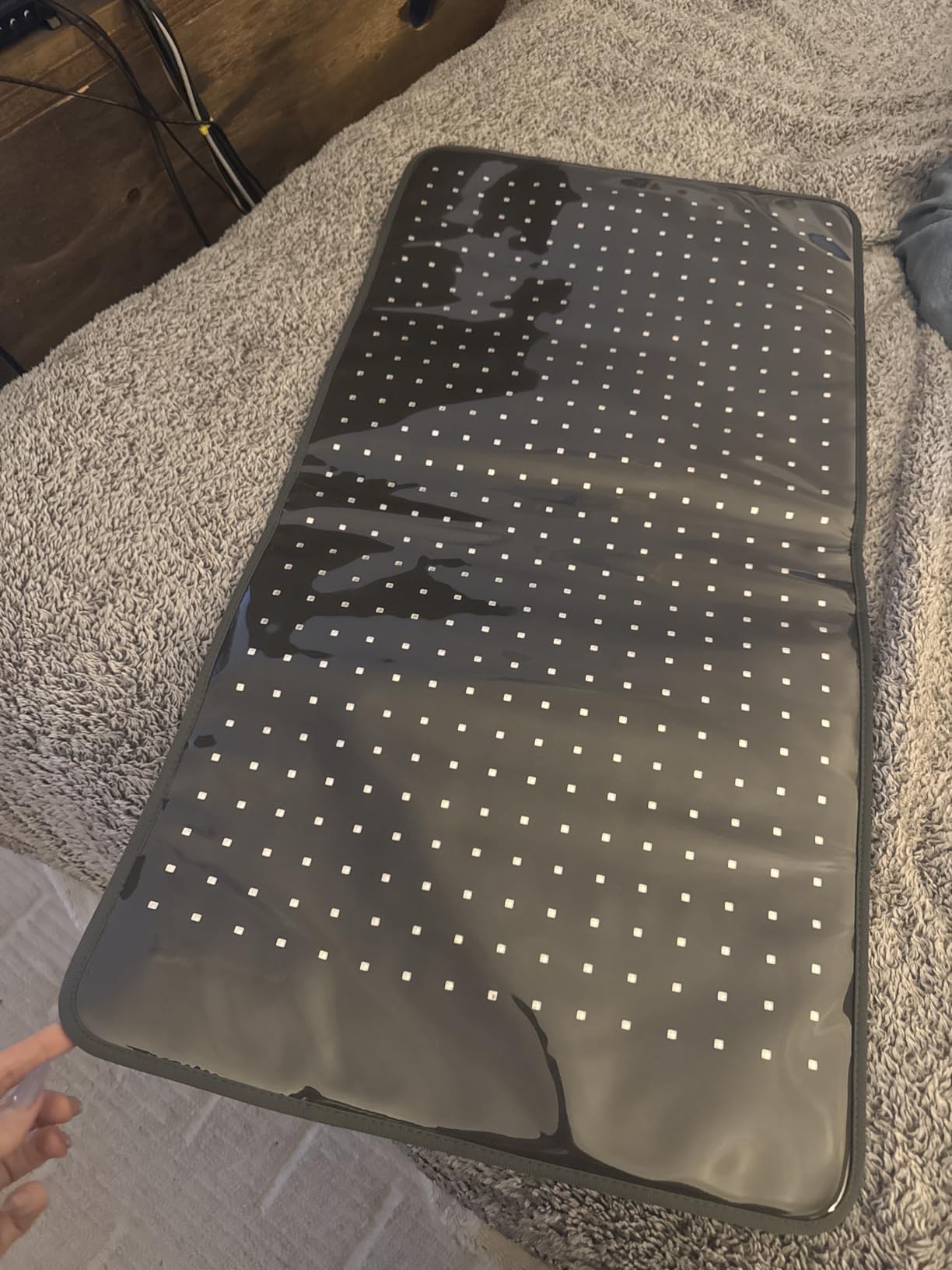 Comfytemp 33'' x 17'' Red Light Therapy Mat for Body, FSA Eligible HSA Near Infrared Light Therapy Pad, 660nm & 850nm Light Blanket for Back Belly Knee Joints Muscle customer photo 2
