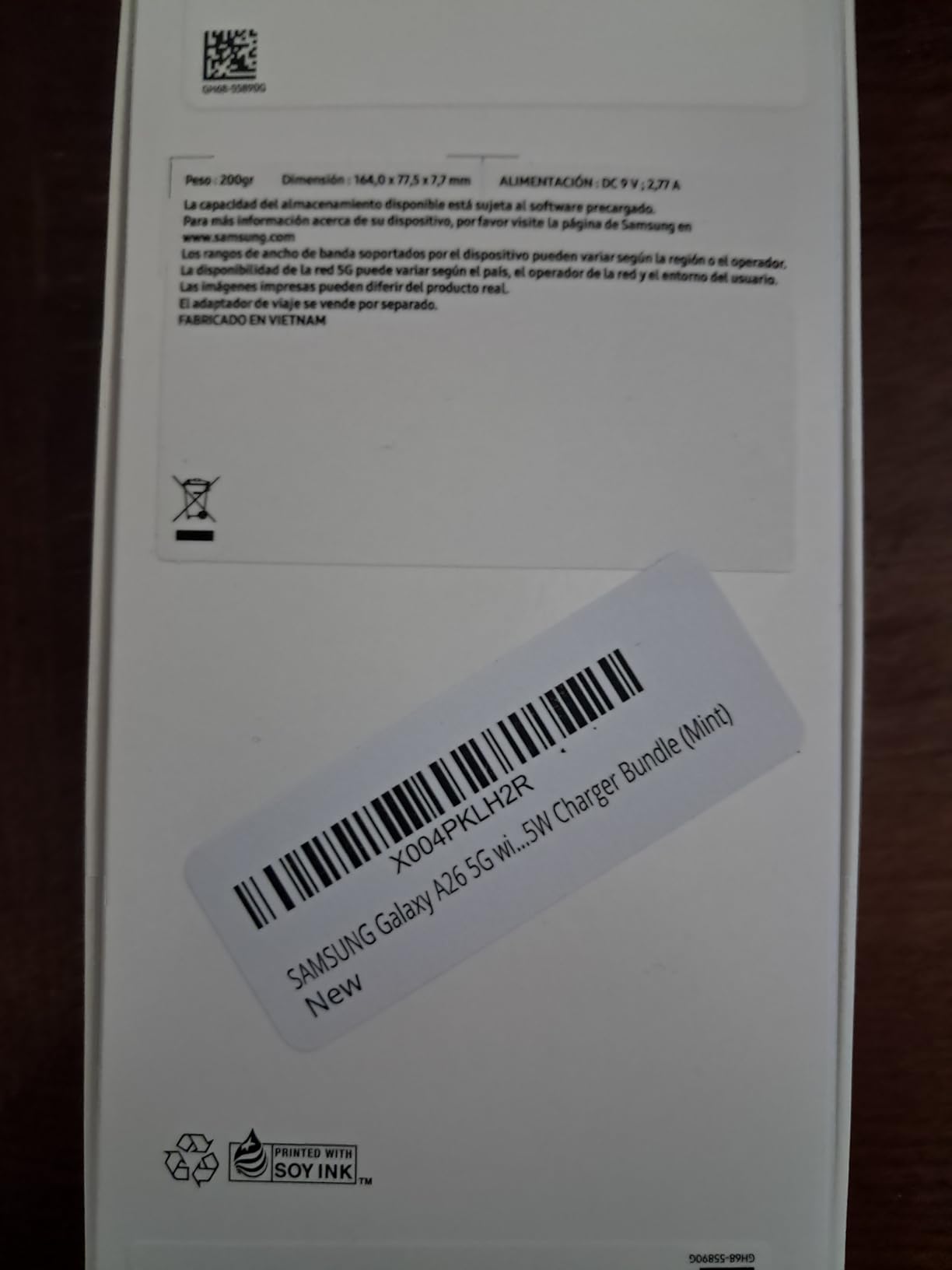 Samsung Galaxy A26 5G with AI | 256GB, 8GB, Dual SIM | 6.7