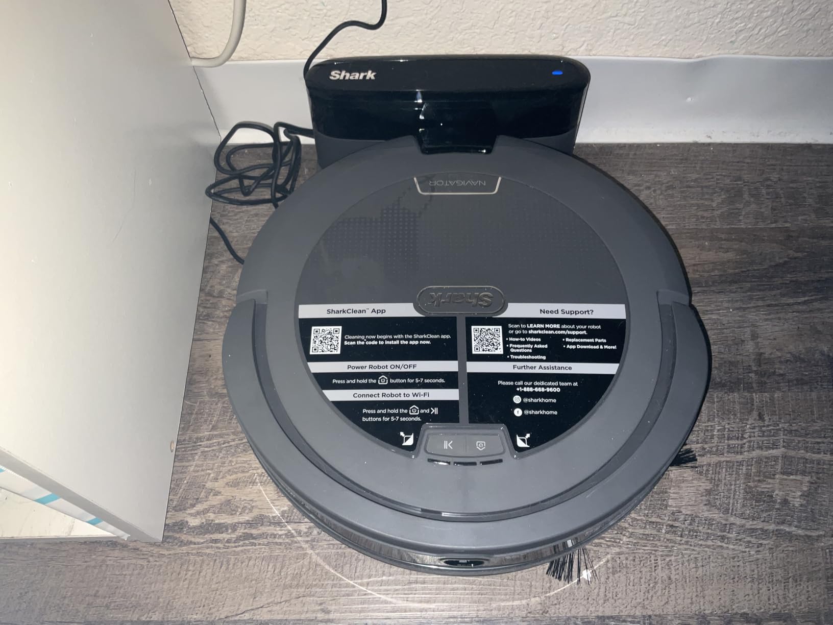 Shark Navigator Robot Vacuum (RV2110) with SmartPath Navigation, Self-Cleaning Brushroll, Anti-Hair Wrap, Pet Hair Pickup customer photo 1