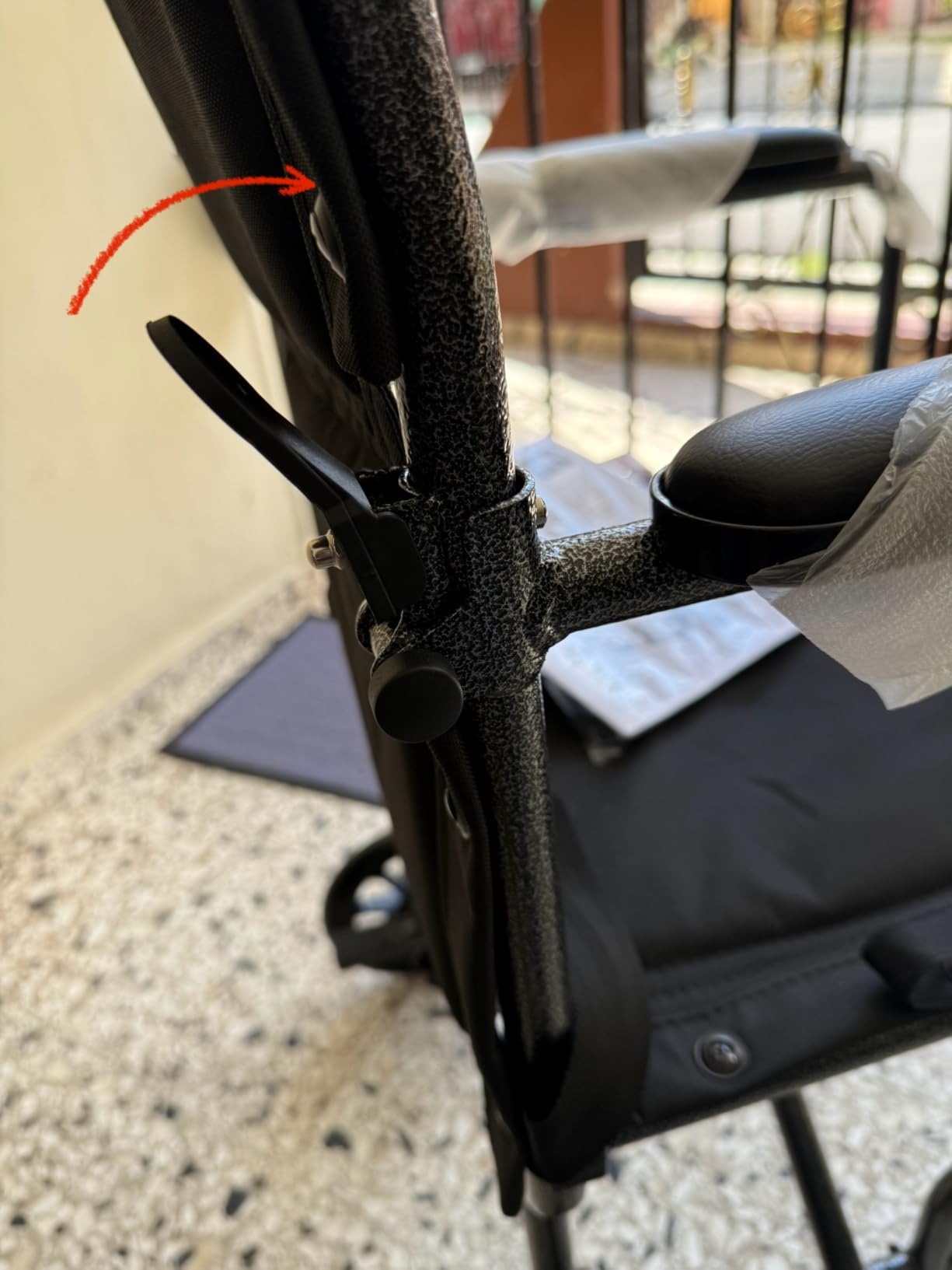 Dr Dunley Folding Transport Wheelchair with Swing-Away Footrests, 19