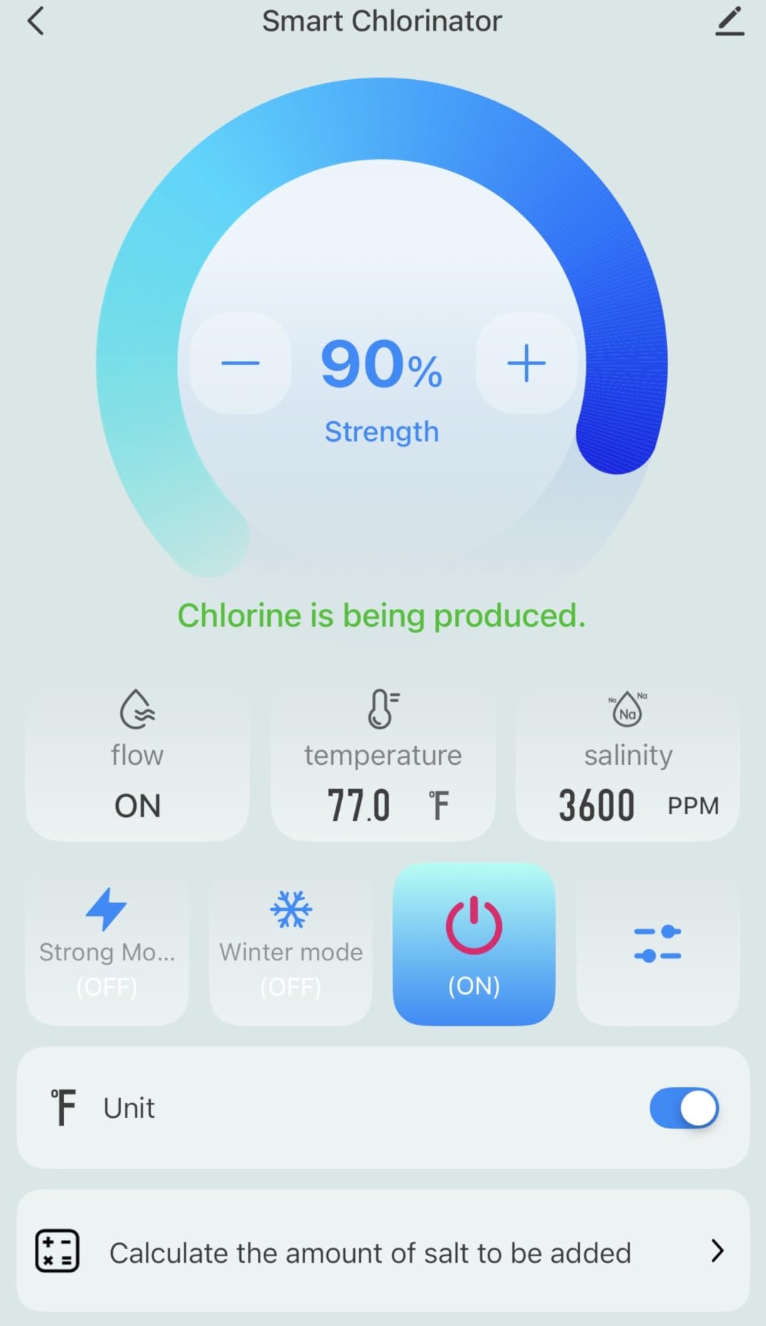 Salt Water Pool Chlorinator System - Saltwater Chlorine Generator with Smart App Control customer photo 1