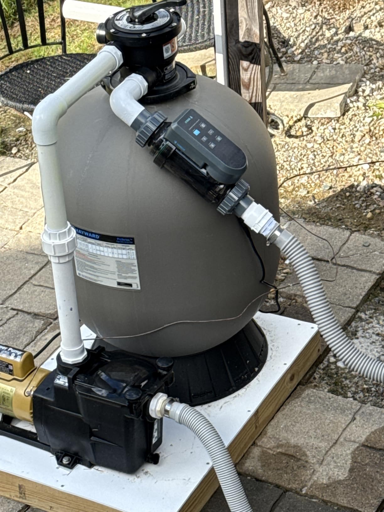 Salt Water Pool Chlorinator System - Saltwater Chlorine Generator with Smart App Control customer photo 2