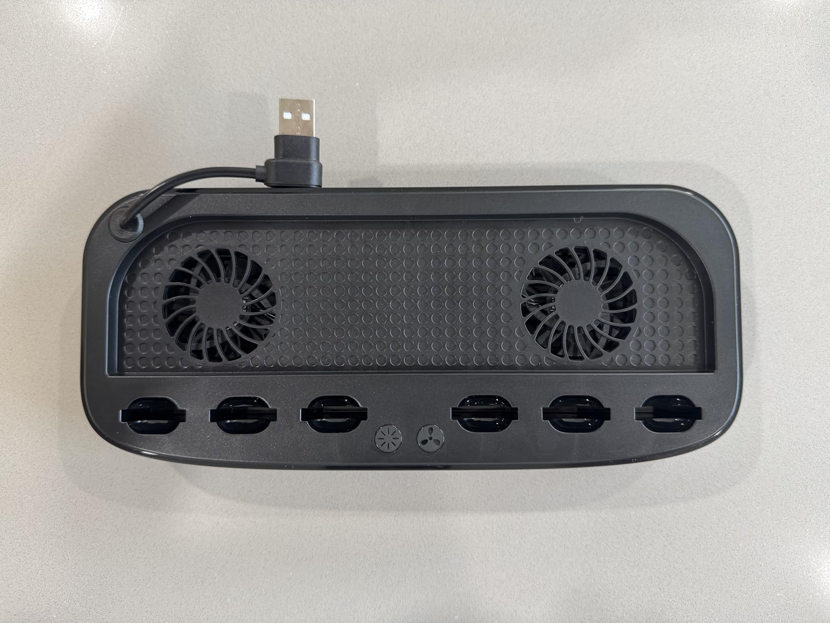 NEWDERY Cooling Fan for Nintendo Switch 2, Dual Fan Design, 6 Game Card Slots, 3 Wind Speeds Adjustable, RGB Light Modes & 3 USB Ports, Dock Cooldown Accessories for Switch 2 customer photo 2