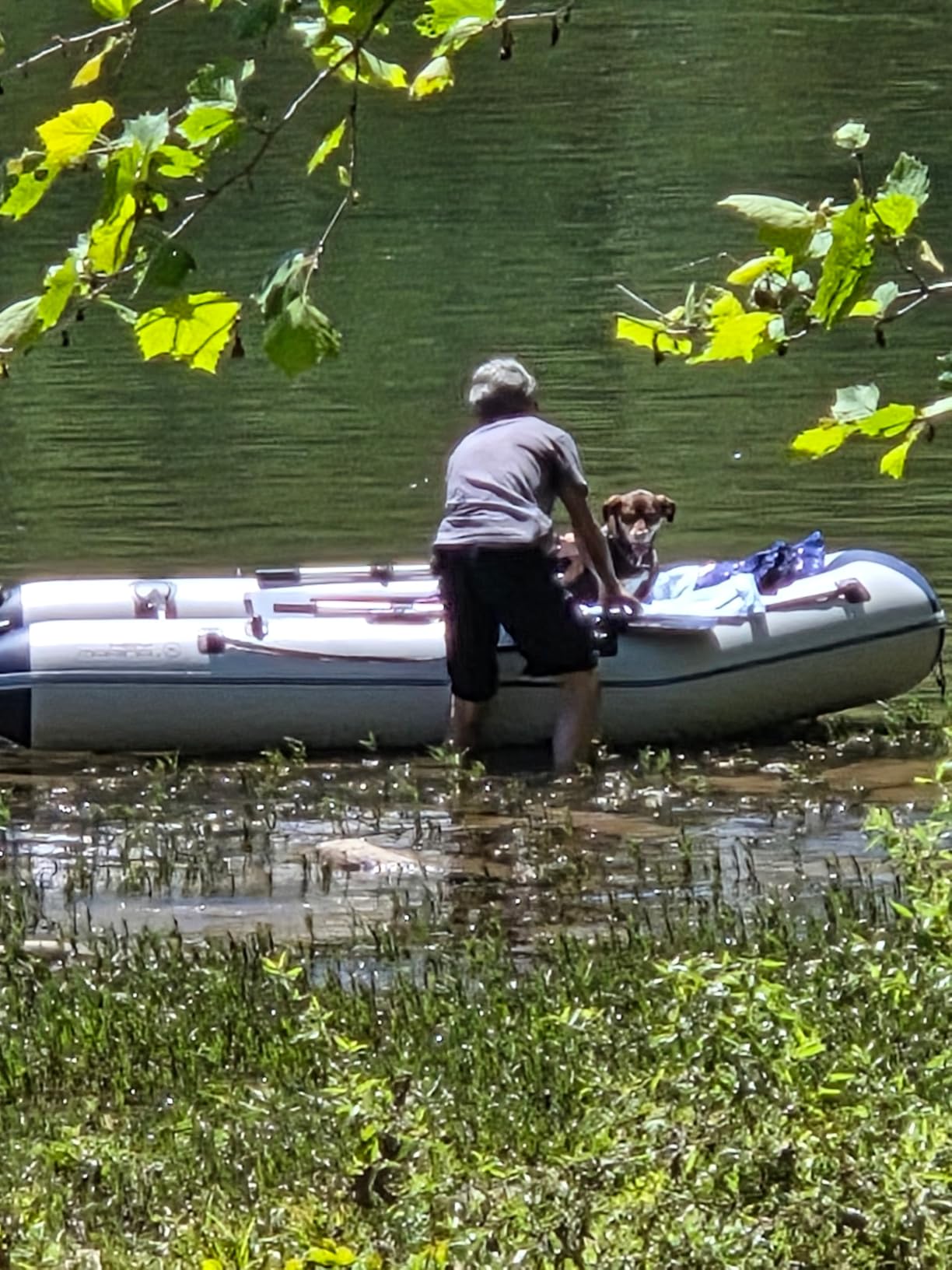 10ft Inflatable Dinghy Boat for Adult with Drop-Stitch Floor 3-4 Person Inflatable Raft with Oars & Carry Bag Heavy-Duty Motor Mount Ready for Fishing Diving Tender or Recreation USCG Approved customer photo 2