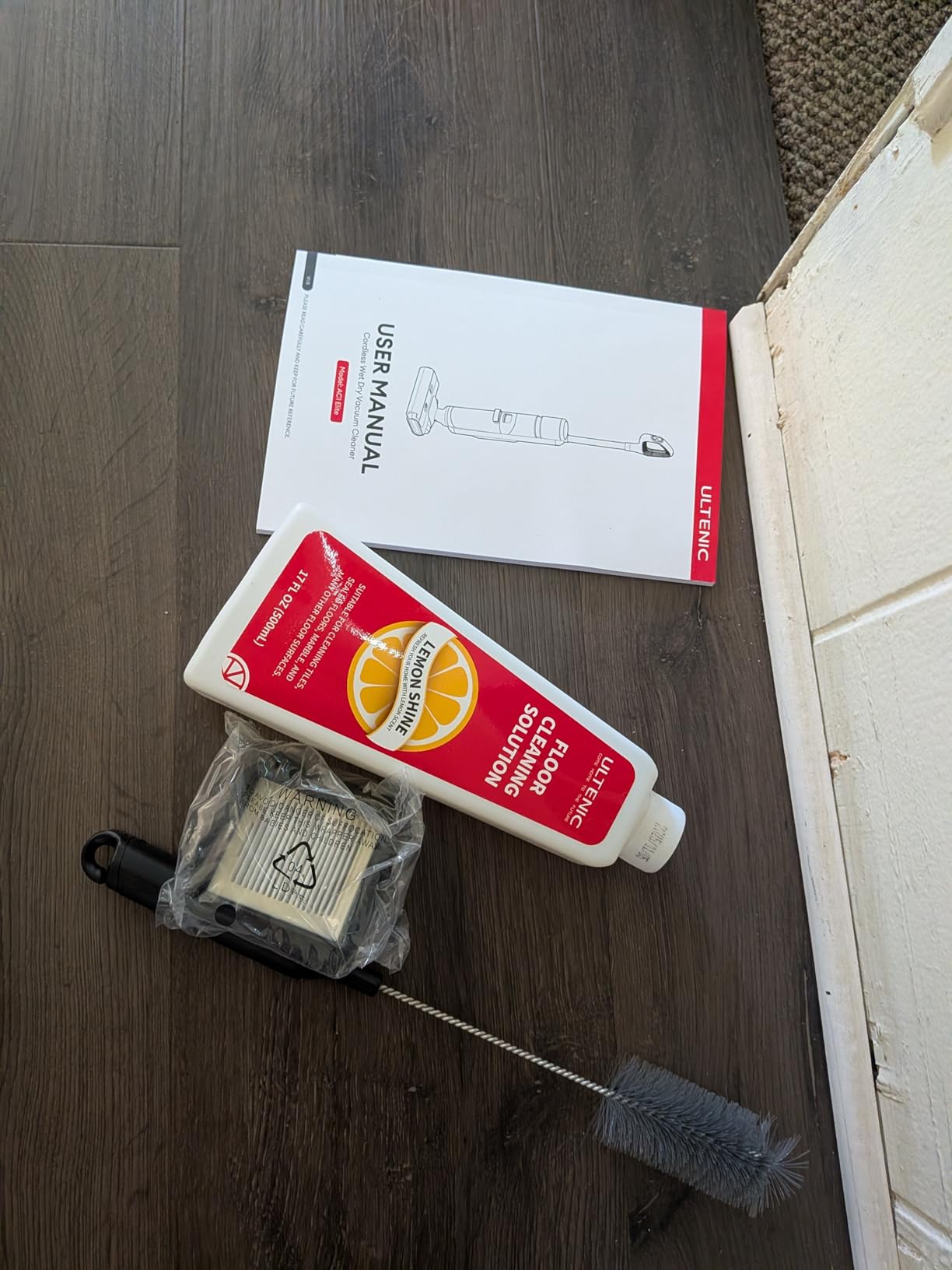 Ultenic Wet Dry Vacuum Cleaner, Cordless Vacuum Mop Combo with Self-Cleaning, 50min Runtime, Smart Mess Detection, Edge Cleaning, LED Display, 3-in-1 Floor Cleaner Machine for Hard Floor, AC1 Elite customer photo 2