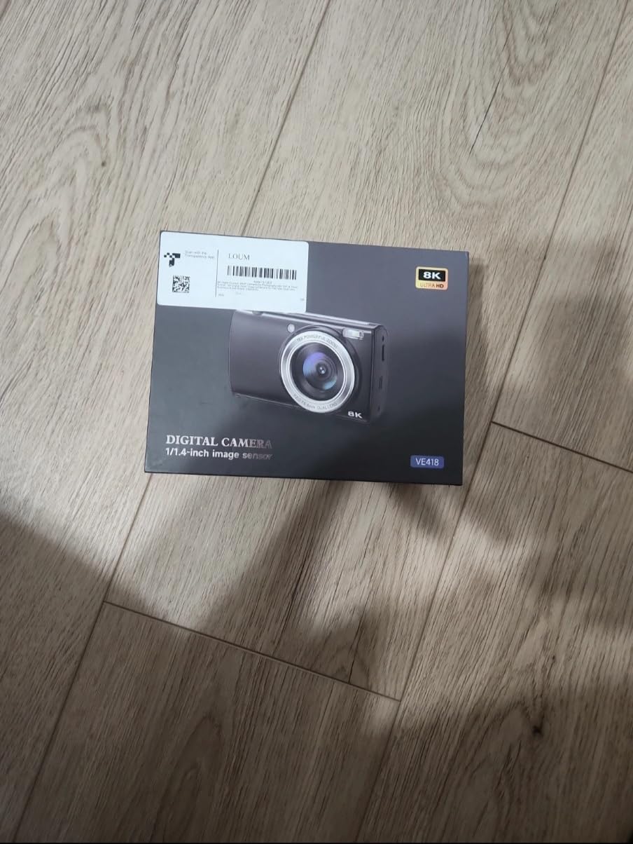 8K Digital Camera for Photography, 2026 Latest WiFi 88MP Vlogging Camera for YouTube with Dual Lens, Touch Screen, Autofocus Anti-Shake, 16X Zoom, Compact Travel Camera, 32GB Card, 2 Batteries, Black customer photo 1