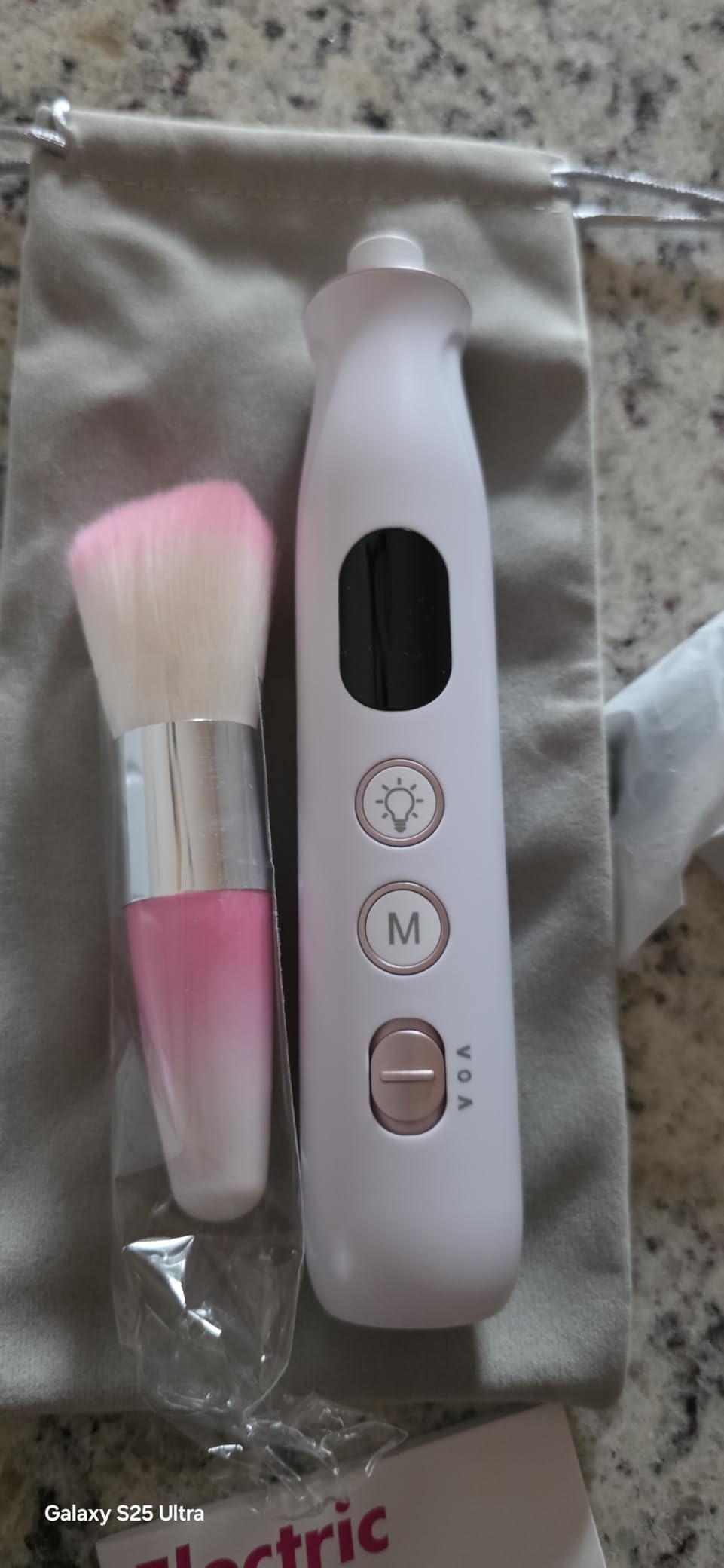 Professional Nail Drill Kit: Electric Nail File with LCD & Lamp, Long-Lasting Thick Toenail Grinder, Rechargeable & Cordless Toe Nail Dremel Tools for Women & Men Manicure and Pedicure Gifts customer photo 2