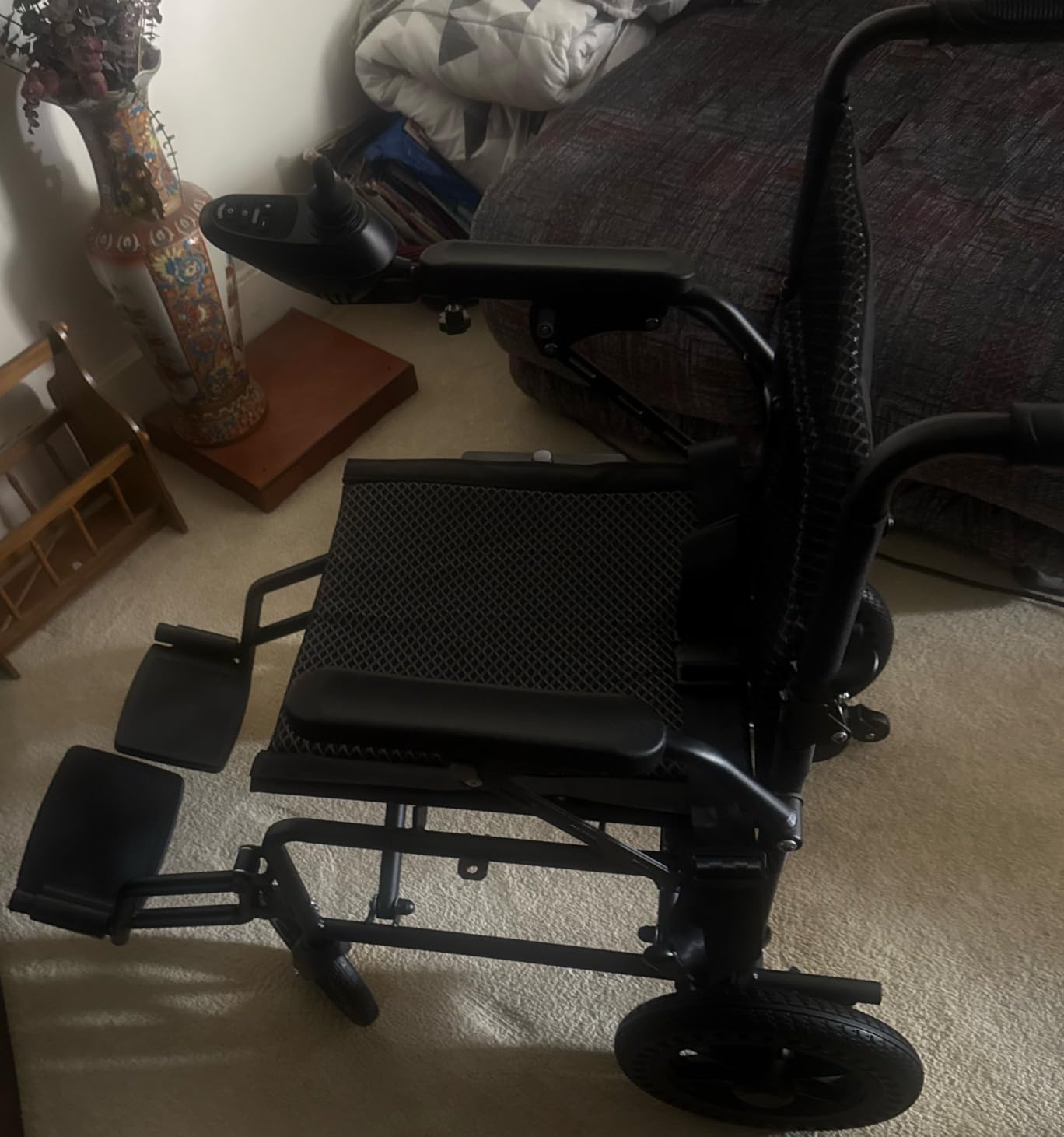[2026 Upgrade] Hassky Electric Wheelchair for Adults Foldable, 15 Miles Range, All Terrain Power Wheelchair customer photo 2